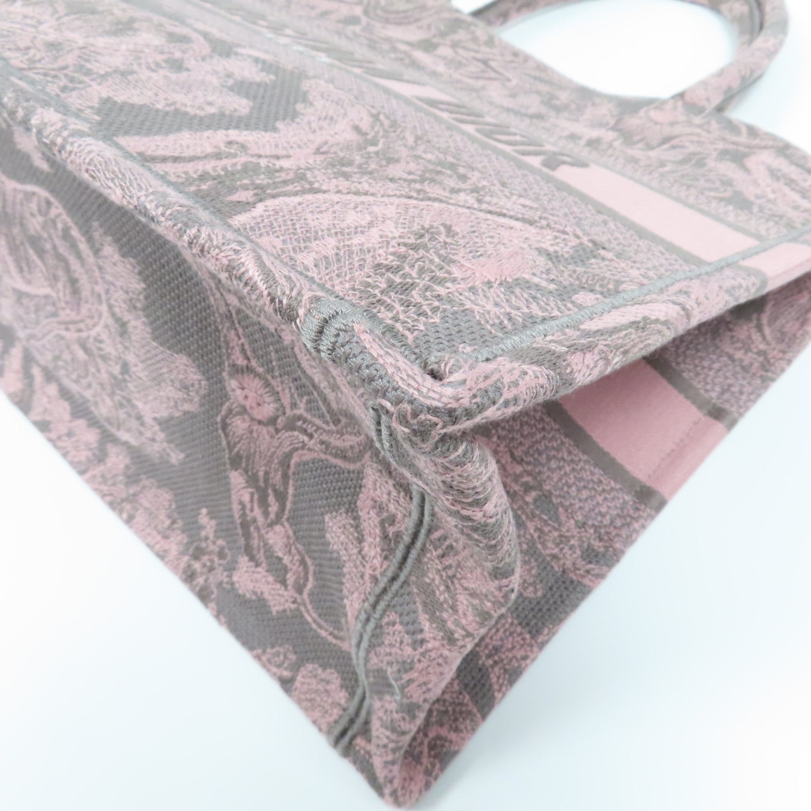 Dior 帆布Book Tote Bag手挽袋粉紅色
