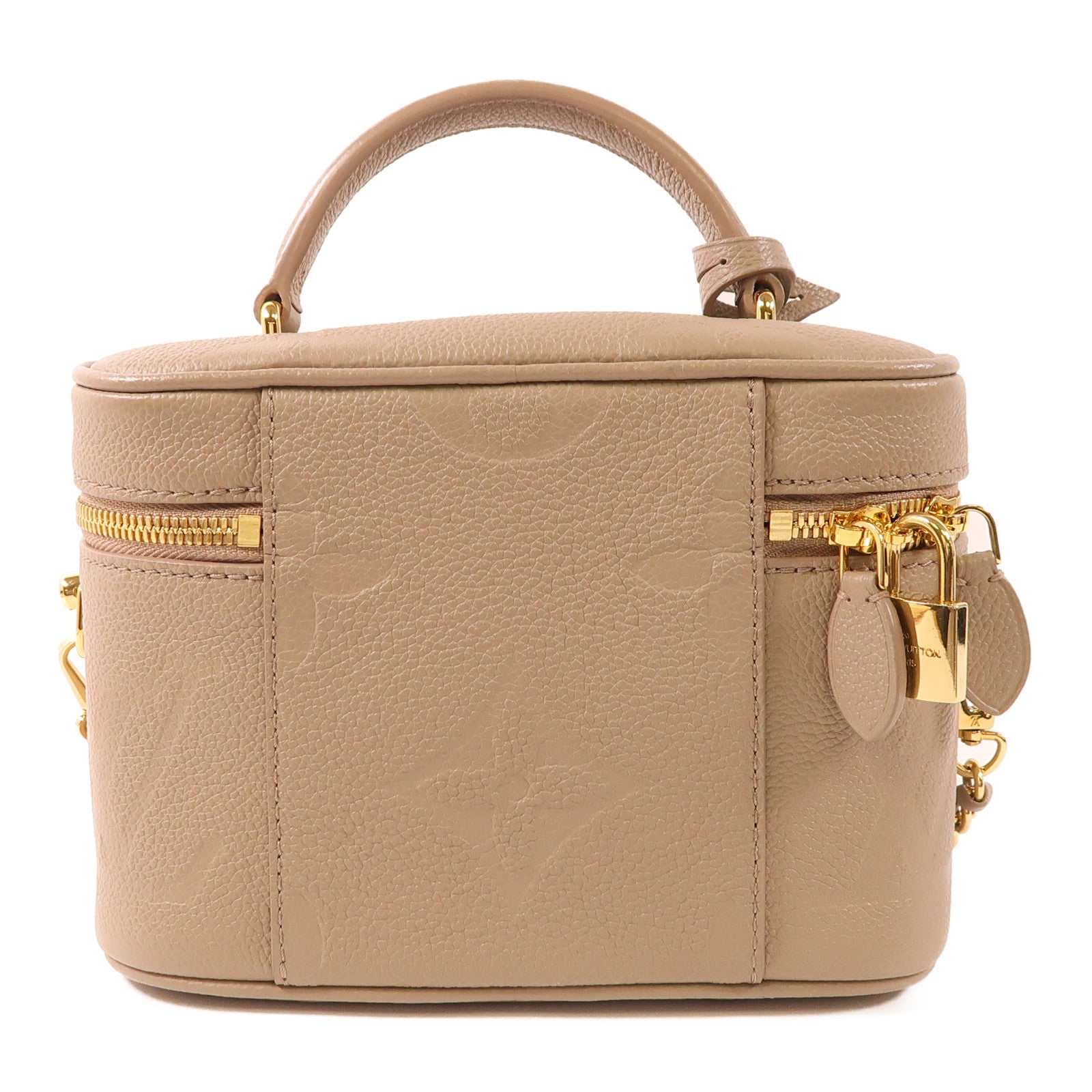 LOUIS VUITTON LV GHW Vanity PM 2 Way Bag M45608 Monogram Empreinte Beige