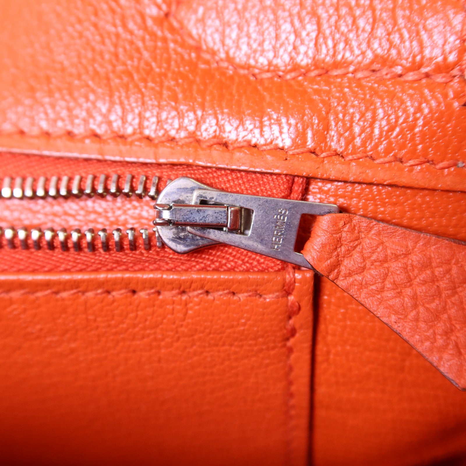 HERMES Togo皮革Birkin 30銀扣手挽袋Capucine