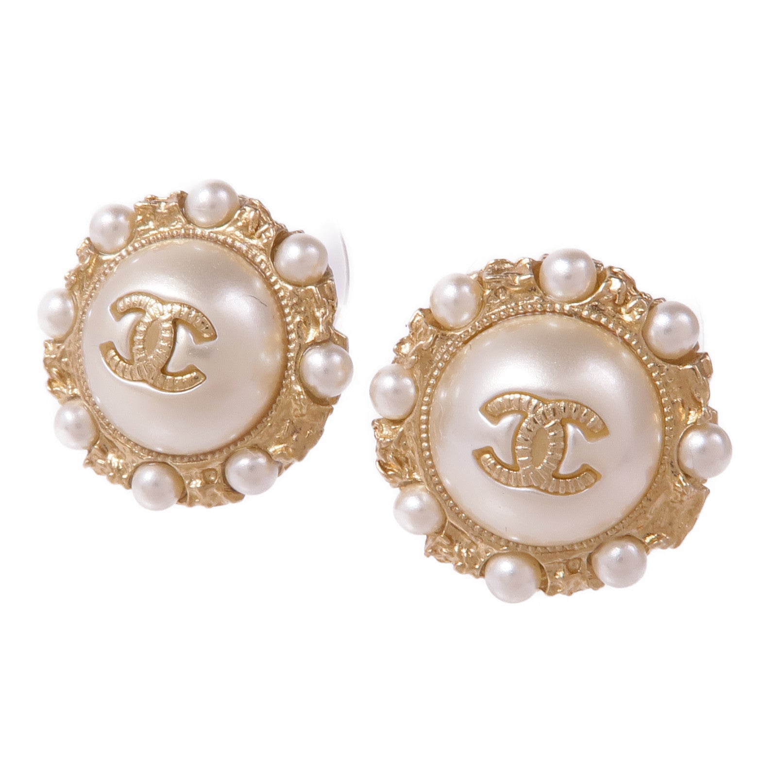 CHANEL 【激減優惠】PVC/金屬Earrings耳環