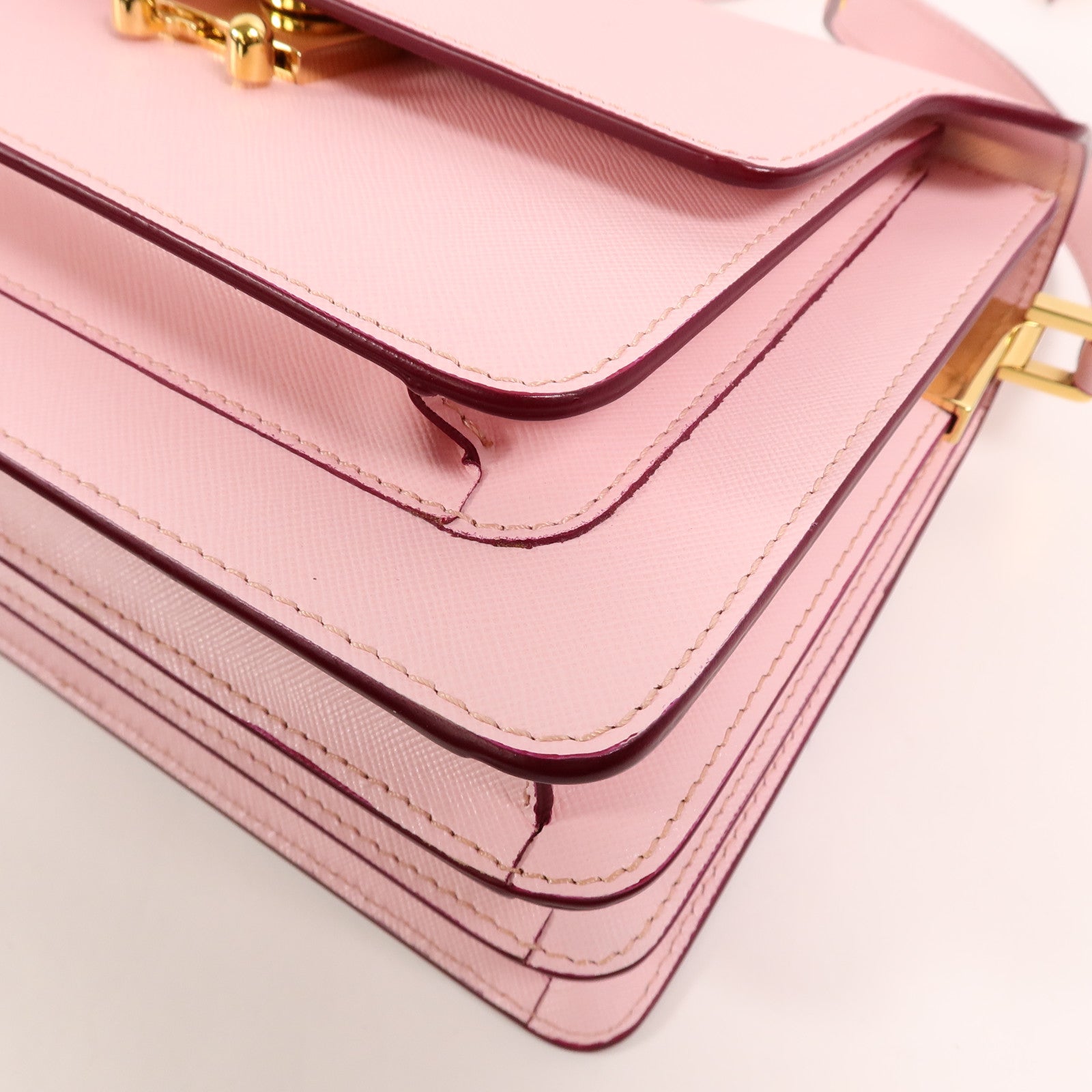 SELECTION 牛皮皮革Marni Trunk肩背袋