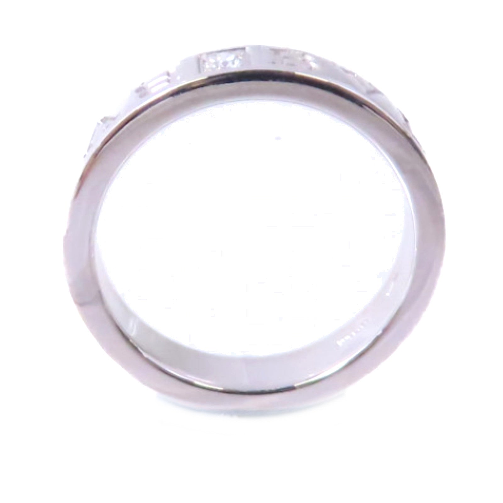 BVLGARI 18K白金/鑽石B.Zero1 Essential Diamond Ring戒指US#6.75