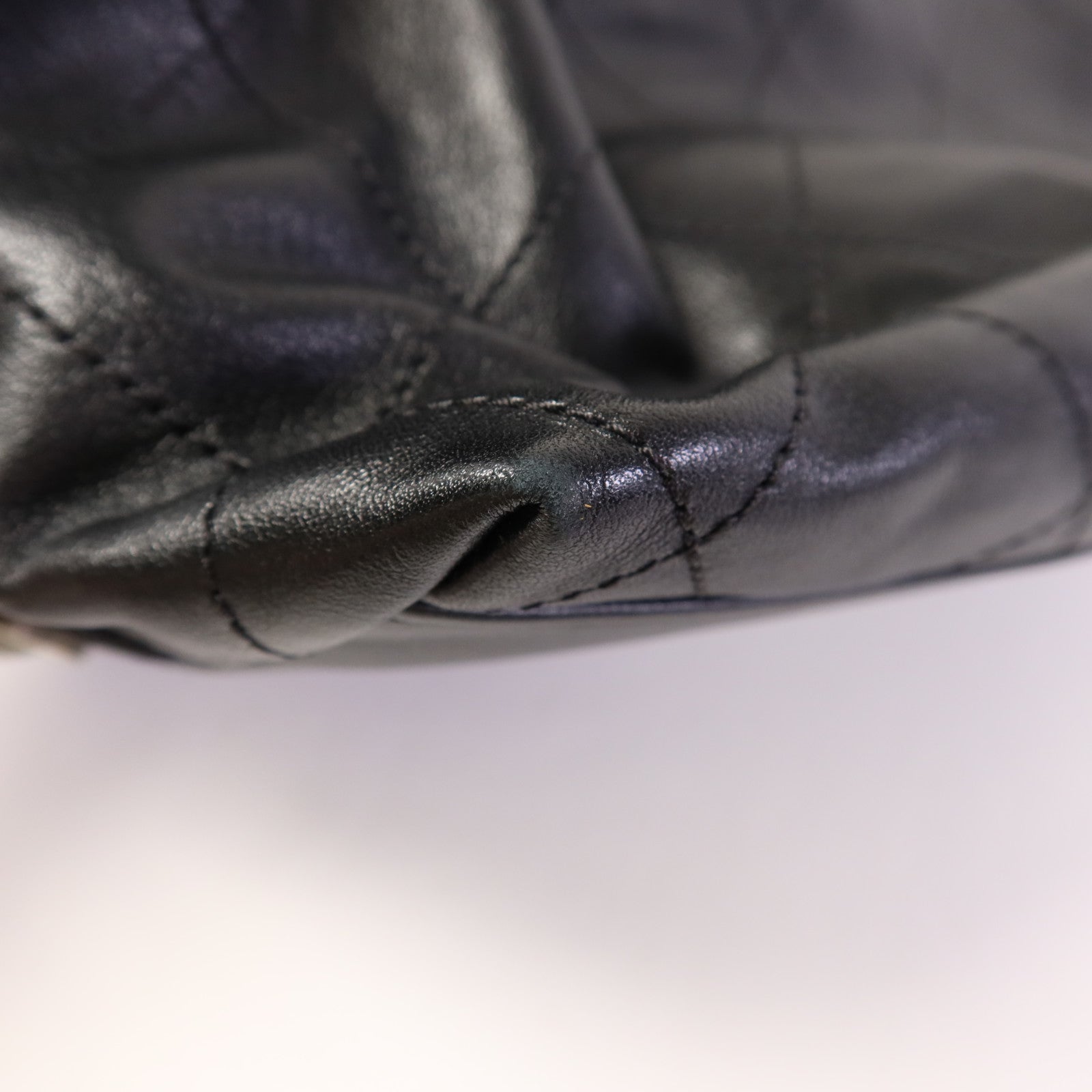 CHANEL 牛皮皮革2 Way Shoulder Bag金扣手挽肩背兩用袋