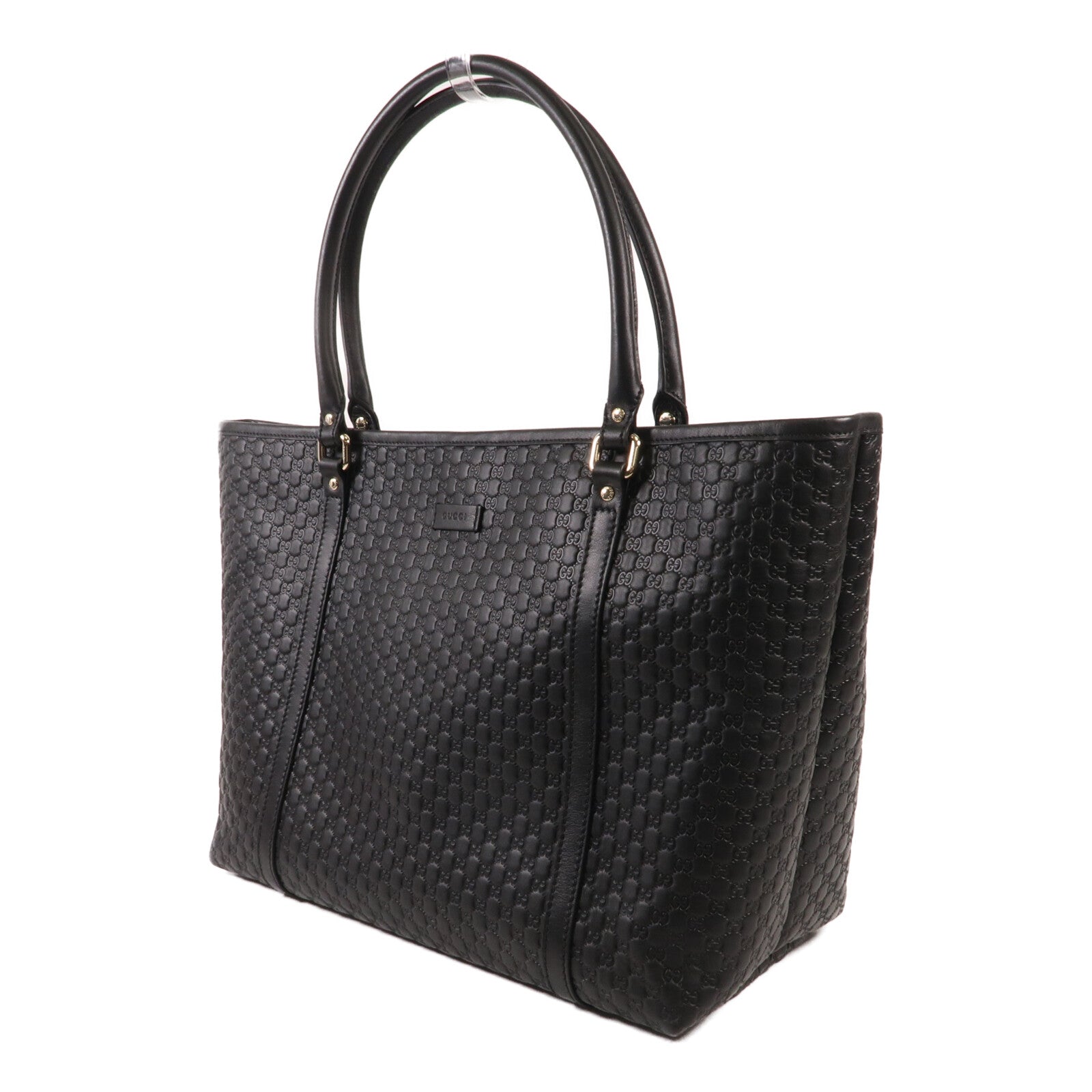 GUCCI 牛皮皮革Tote Bag金扣手挽袋