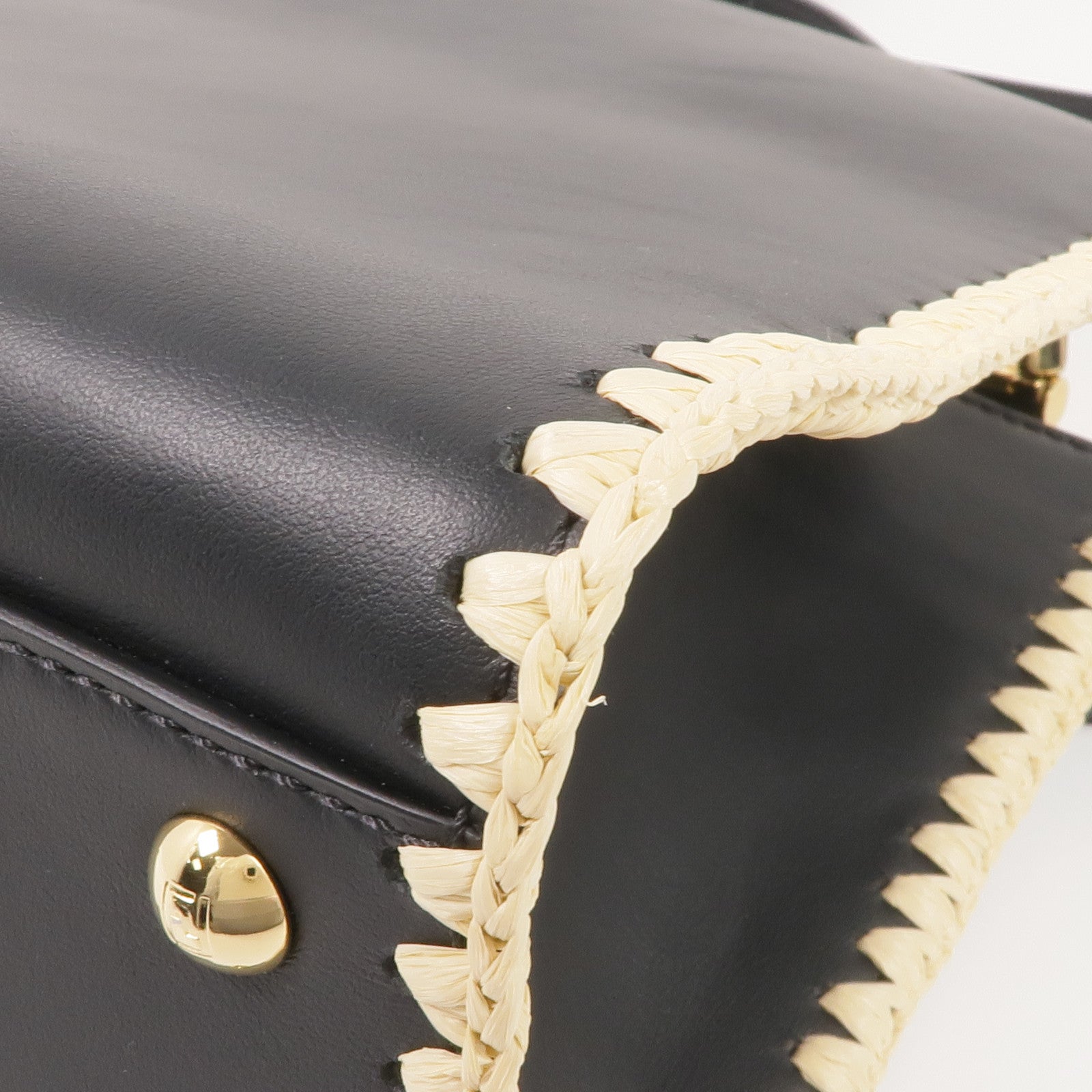 FENDI 牛皮皮革/蛇皮皮革2 Way Shoulder手挽肩背兩用袋