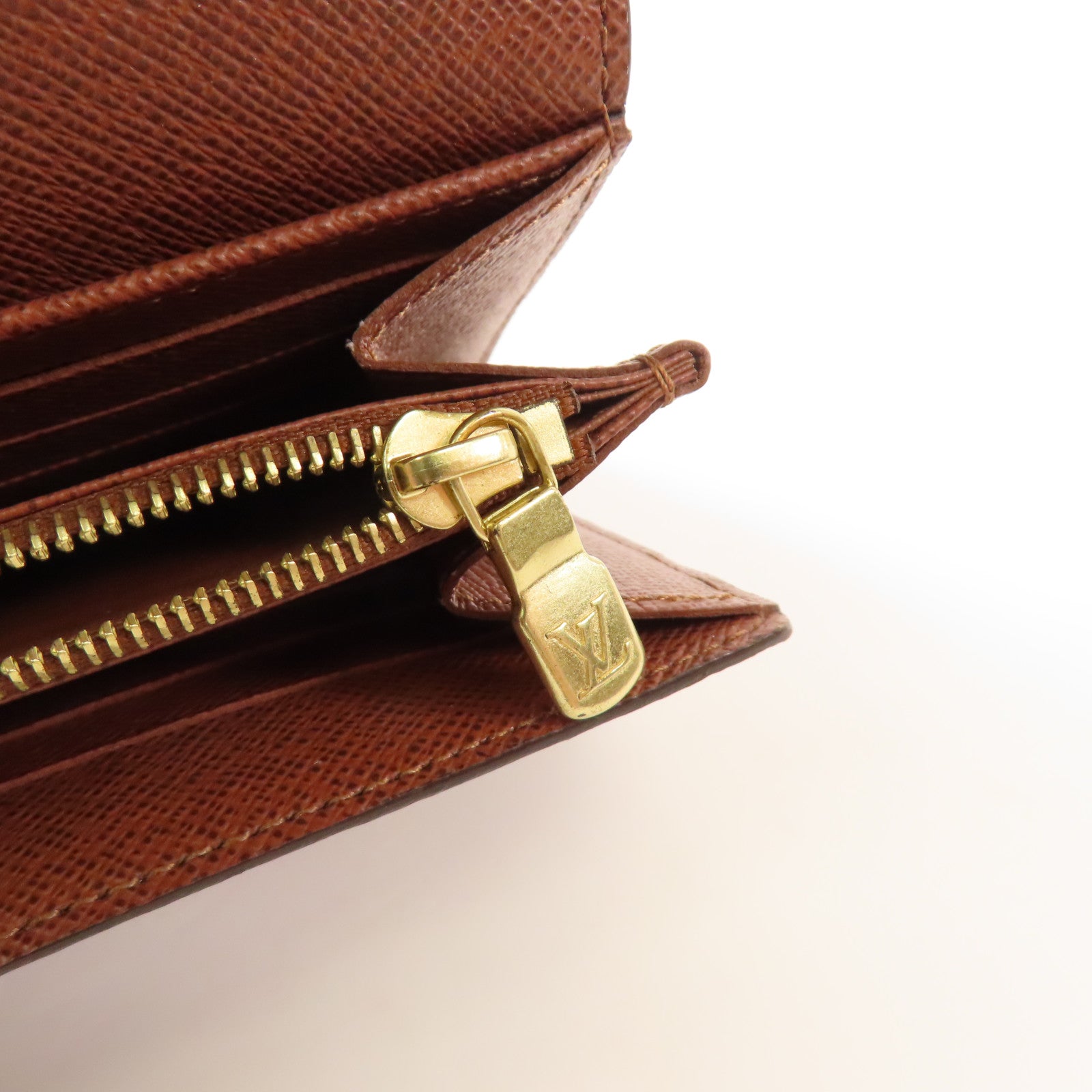 LOUIS VUITTON Monogram Long Wallet金扣長錢包