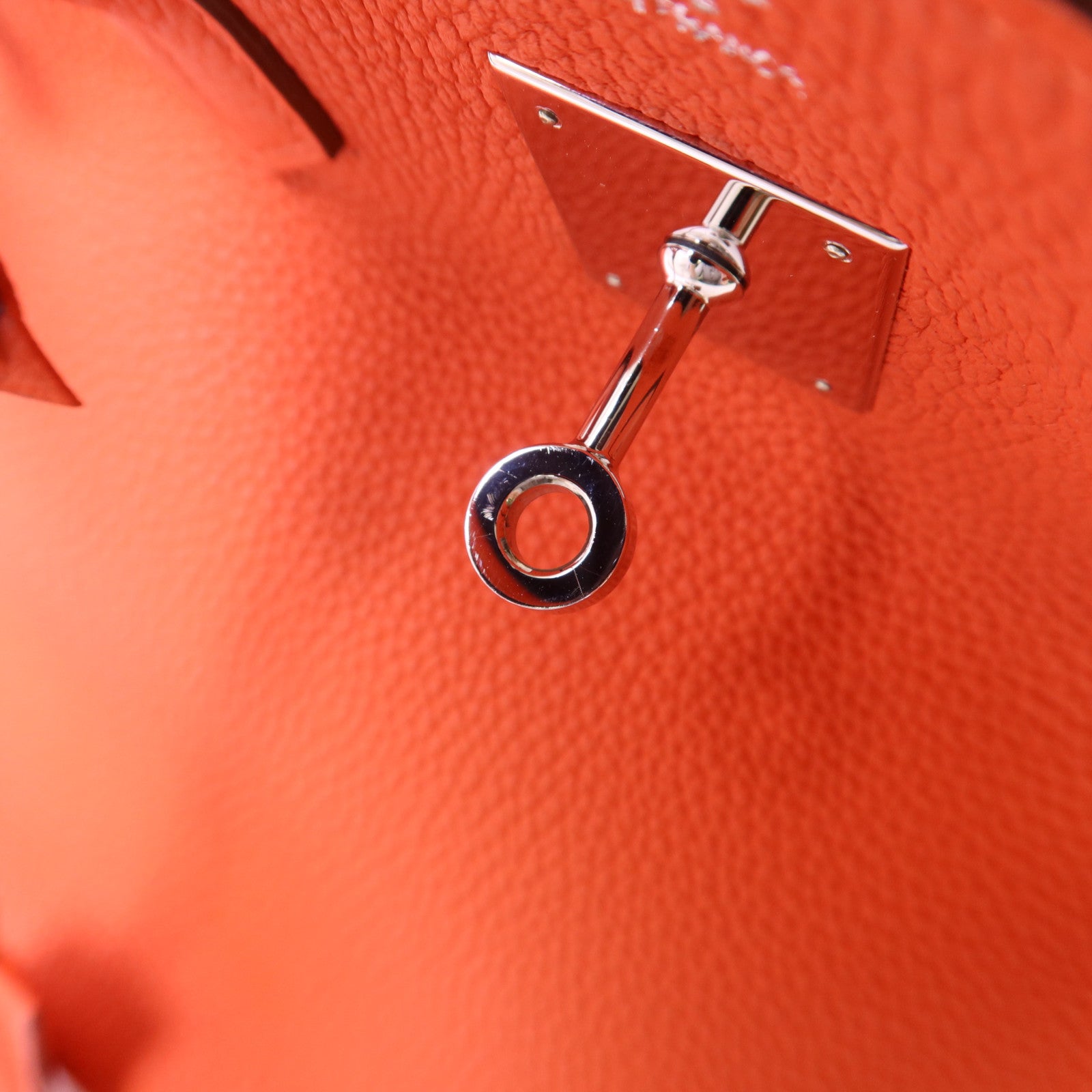 HERMES Togo皮革Birkin 30銀扣手挽袋Capucine