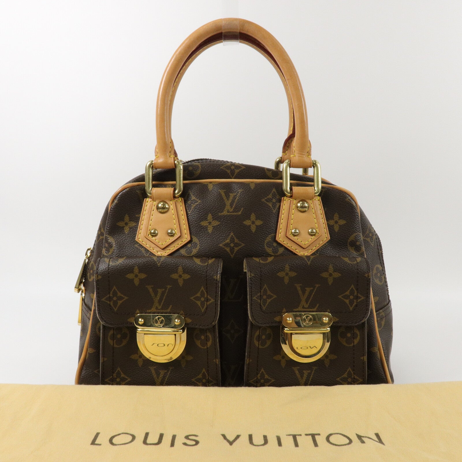 LOUIS VUITTON Monogram Manhattan PM手挽袋