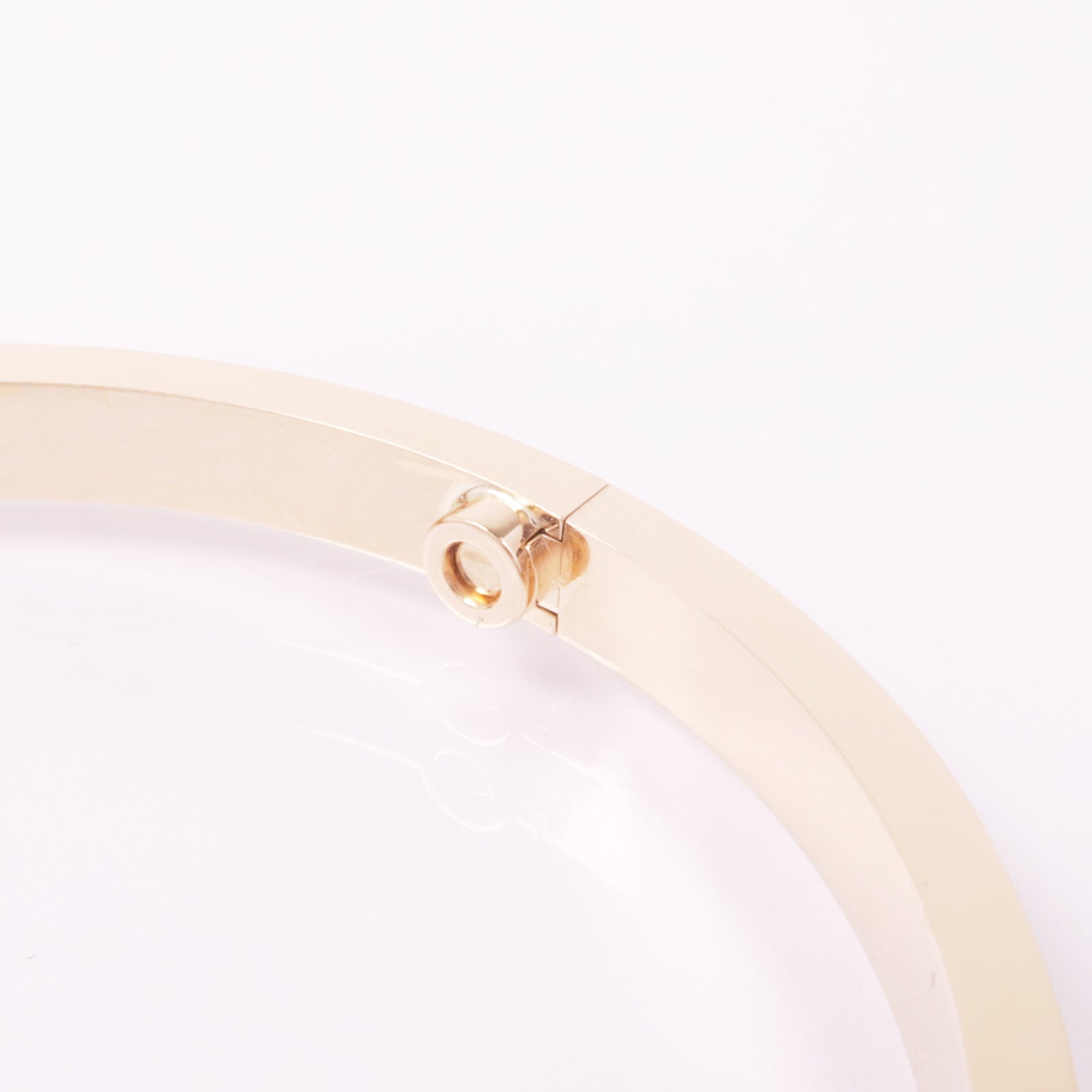 CARTIER 18K玫瑰金Love Bracelet Small Model Full Diamond鑽石手鐲Cartier#16