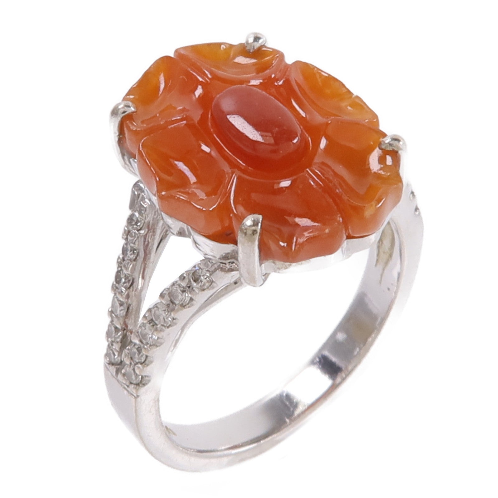 JEWELRY 18K白金Jade Ring翡翠戒指
