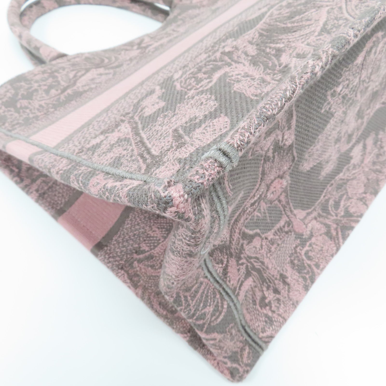 Dior 帆布Book Tote Bag手挽袋粉紅色
