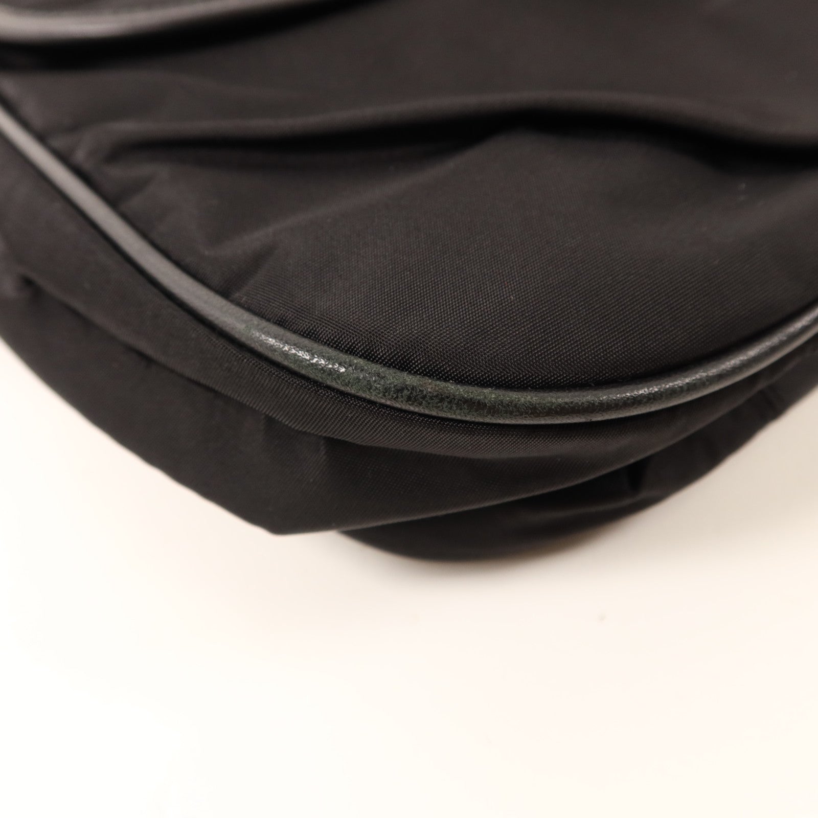 agnes b. 尼龍Shoulder Bag銀扣肩背袋