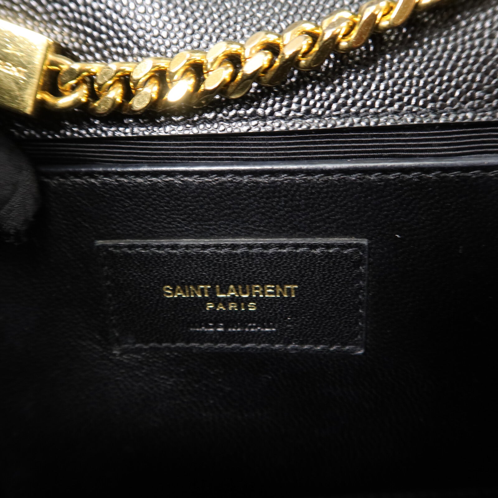 SAINT LAURENT 牛皮皮革Kate Small鏈帶肩背袋