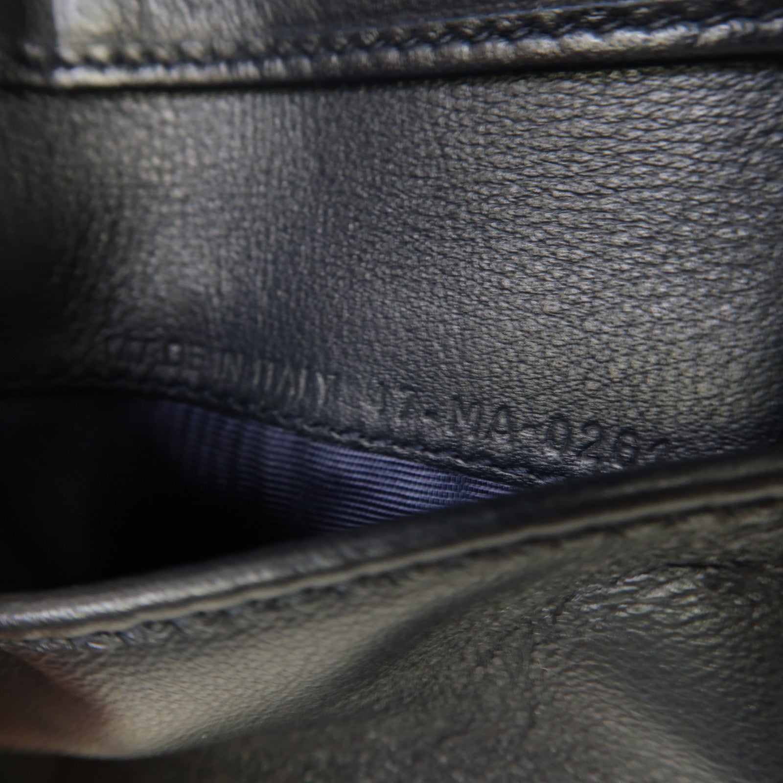 Dior 帆布Saddle Lotus Wallet金扣折疊錢包藍色