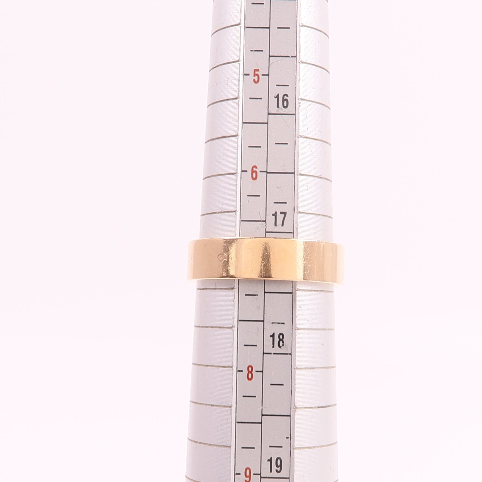 HERMES 18K玫瑰金Kelly Ring鑽石戒指