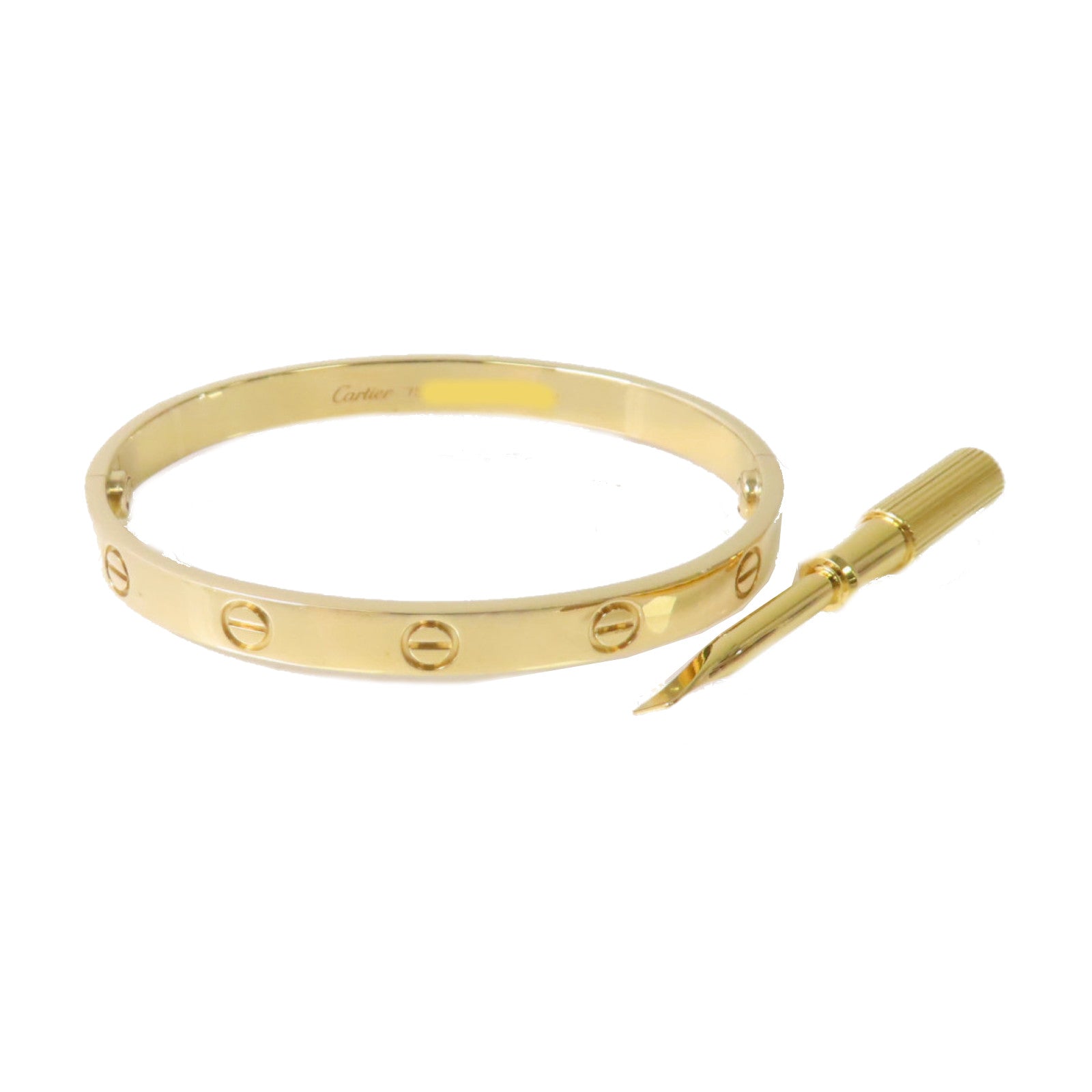 CARTIER 18K黃金Love Bracelet Classic Model手鐲#17