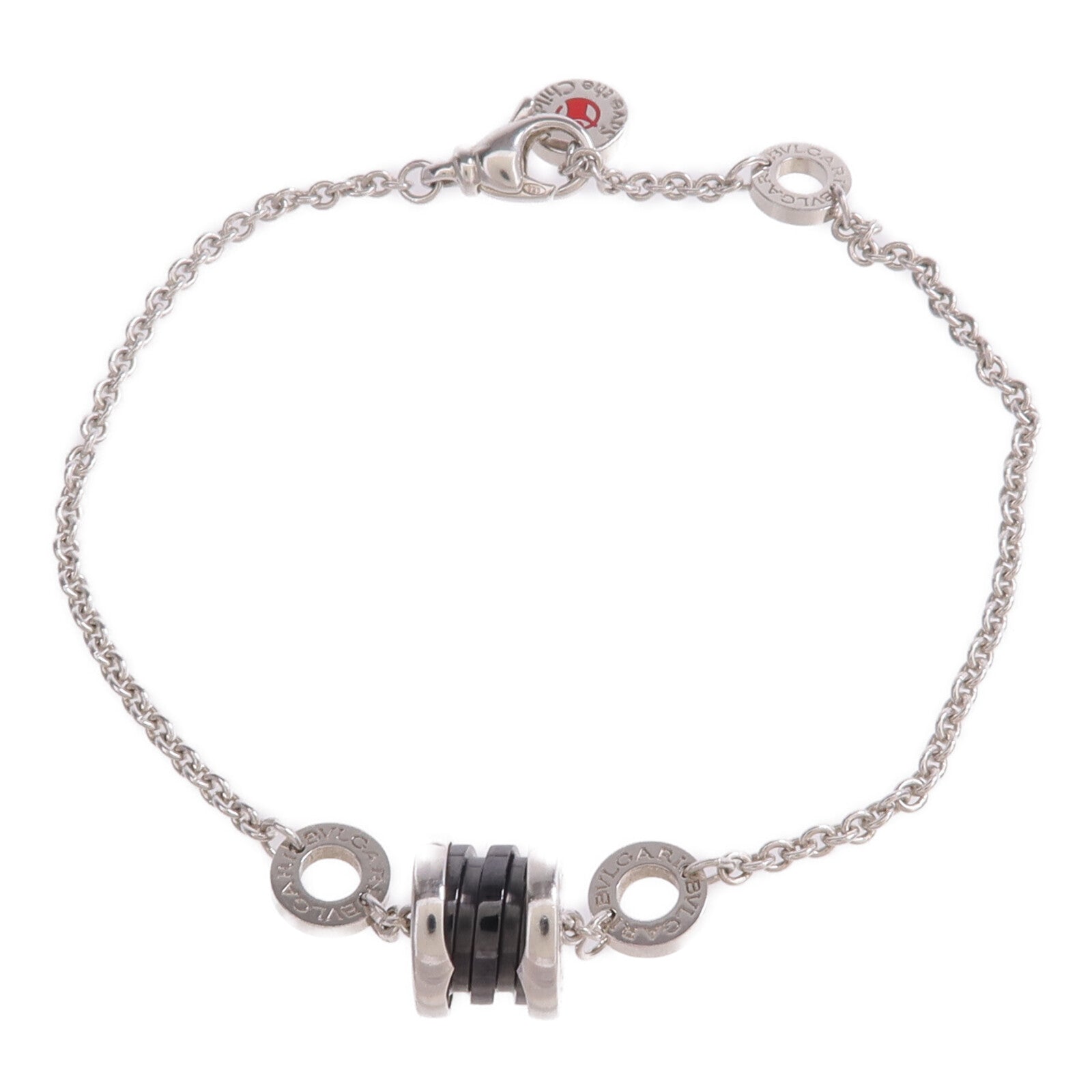 BVLGARI 925純銀/陶瓷Save The Children Bracelet手鏈