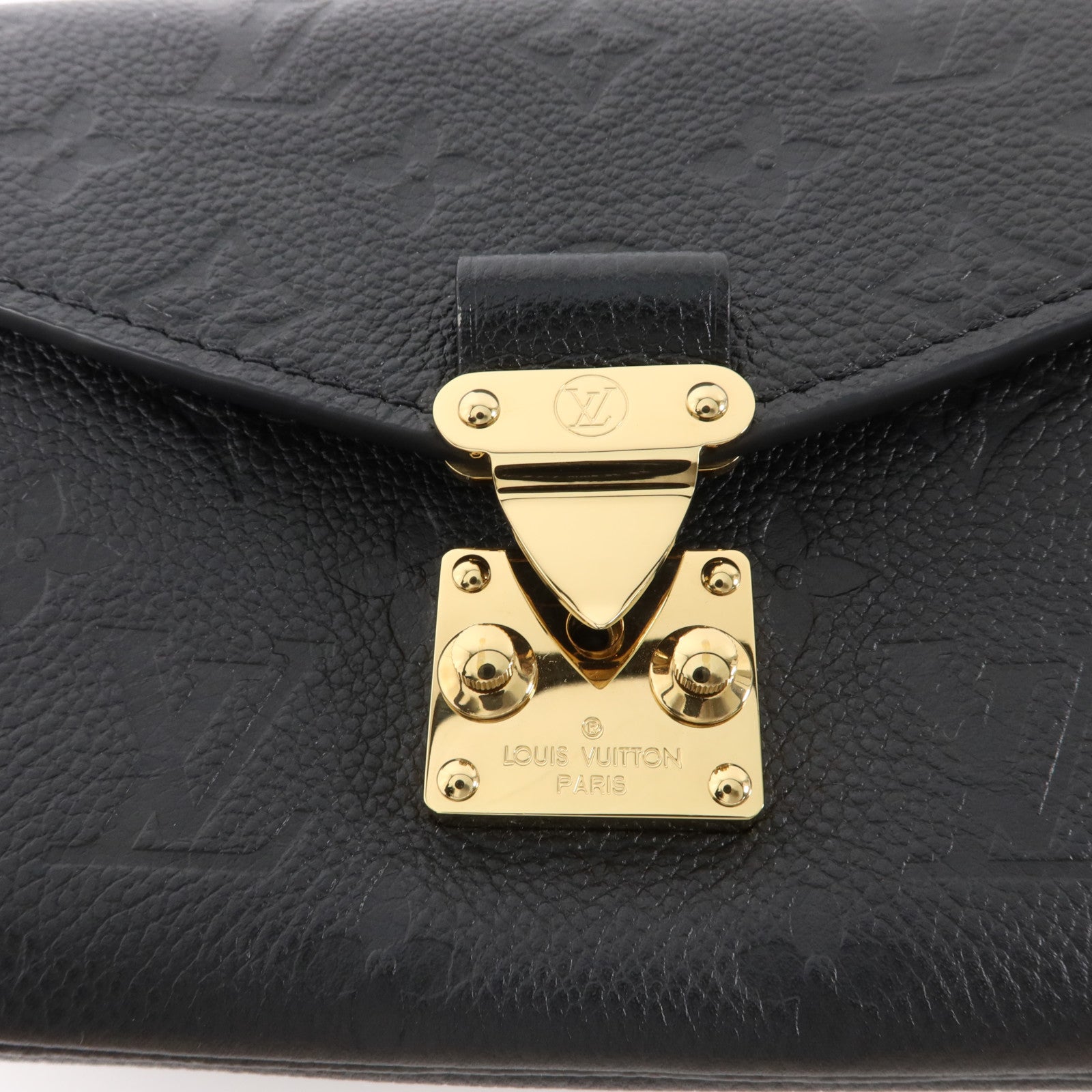 LOUIS VUITTON Monogram Empreinte Pochette Metis East West手挽肩背兩用袋