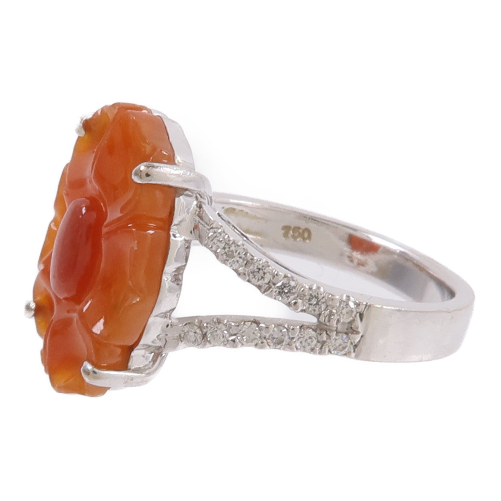 JEWELRY 18K白金Jade Ring翡翠戒指