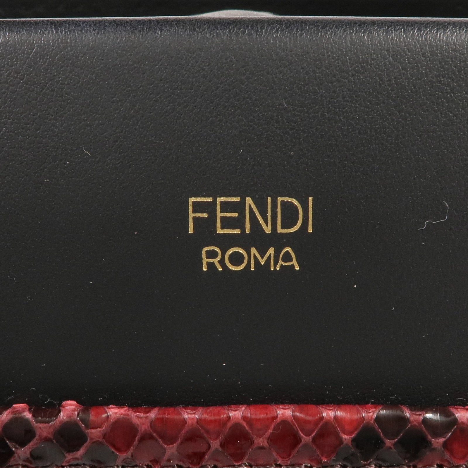 FENDI 牛皮皮革/蛇皮皮革2 Way Shoulder手挽肩背兩用袋