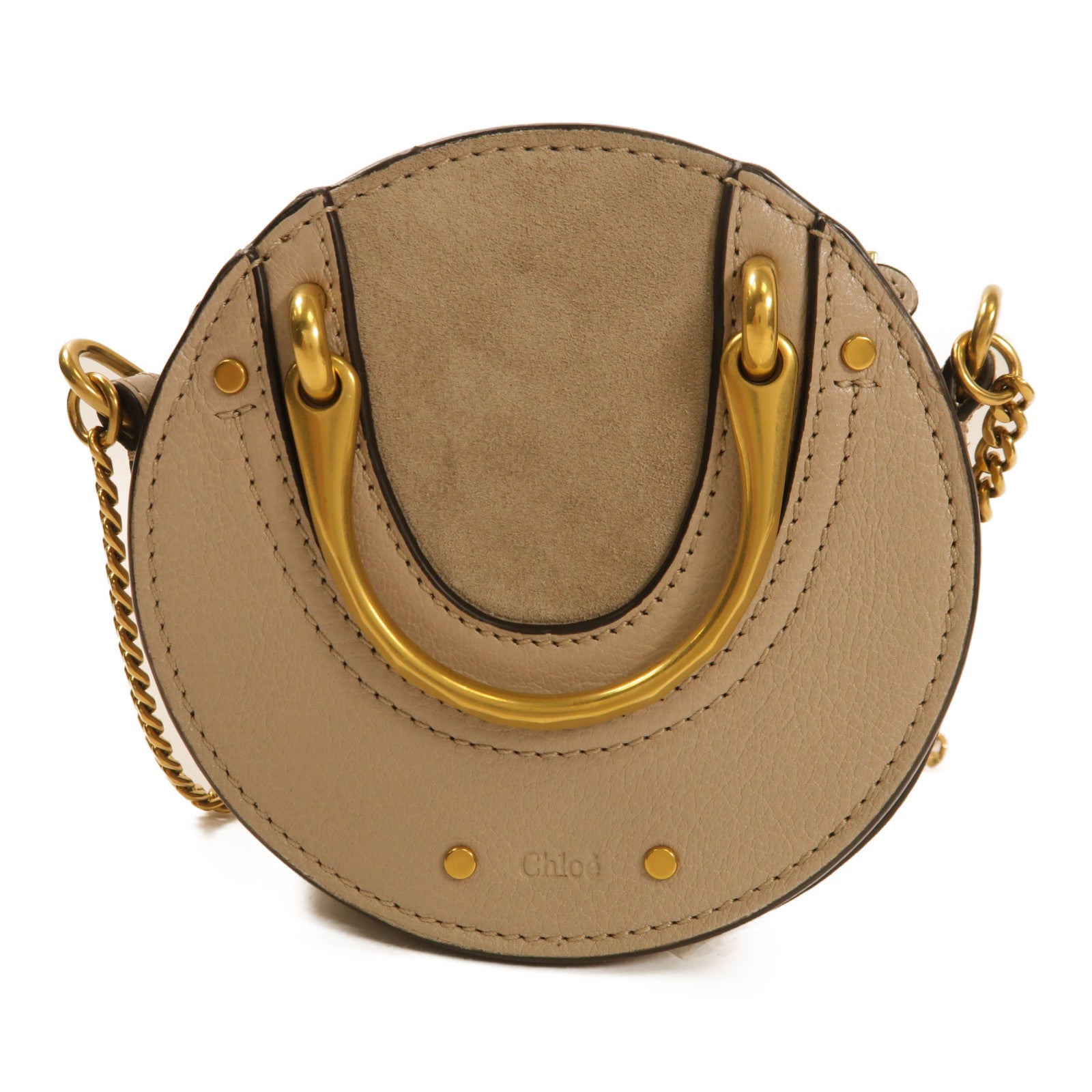 Chloe 牛皮皮革Mini Pixle Peals肩背袋
