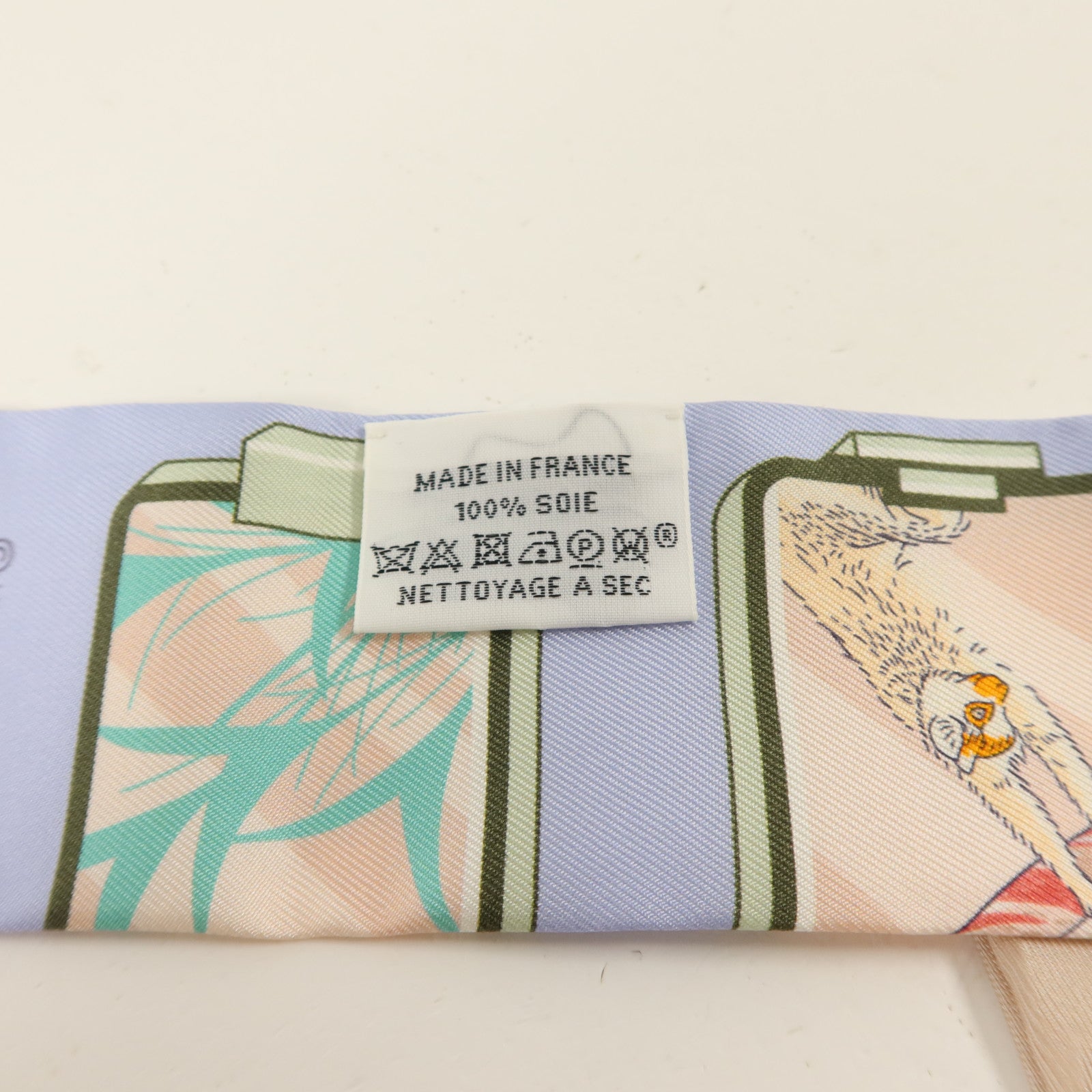 HERMES 絲質Twilly絲巾