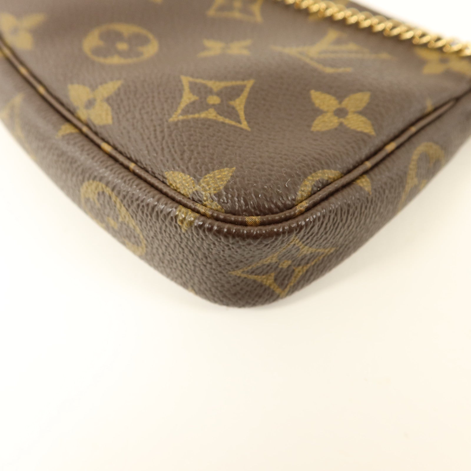 LOUIS VUITTON Monogram Mini Pochette Vivienne金扣肩背袋