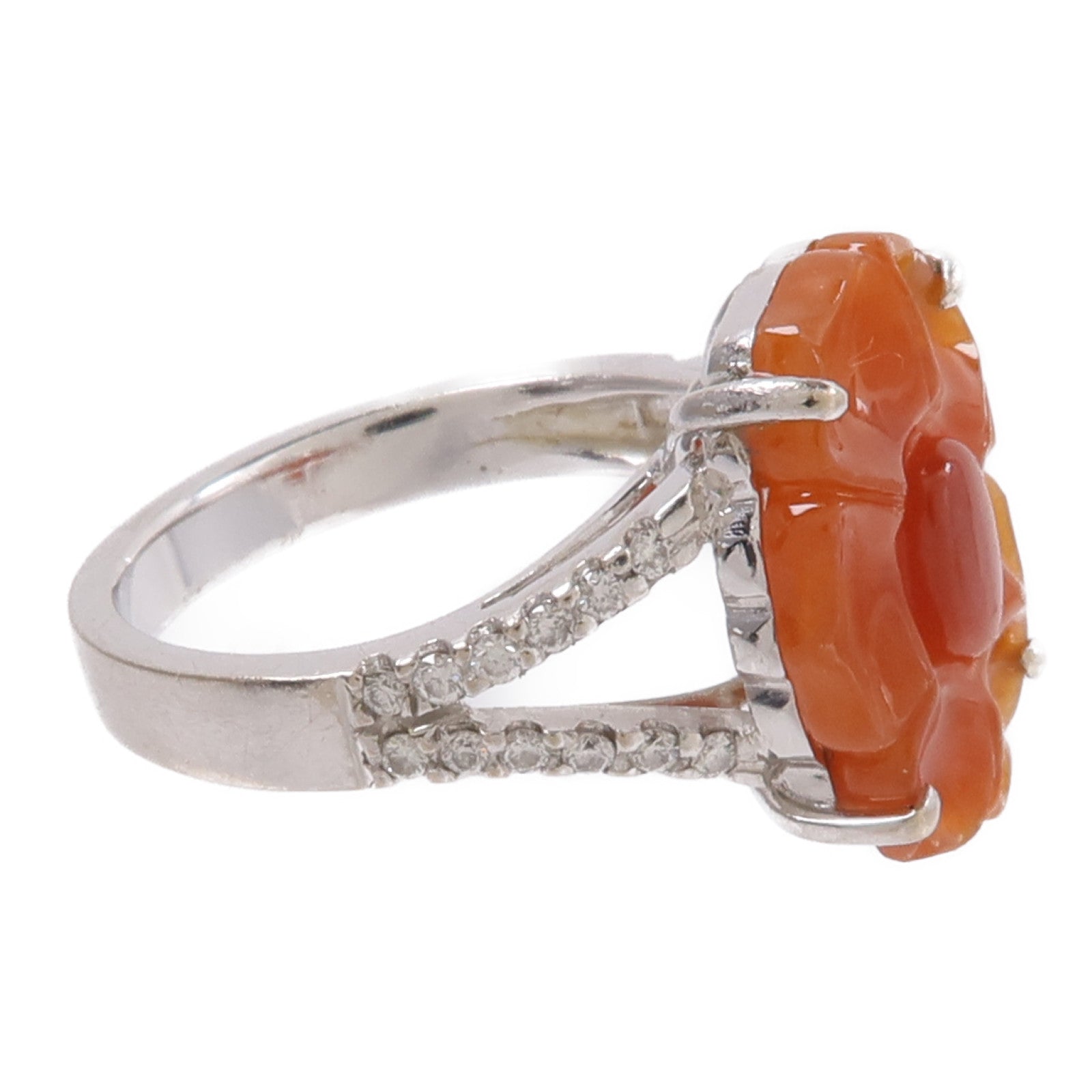 JEWELRY 18K白金Jade Ring翡翠戒指
