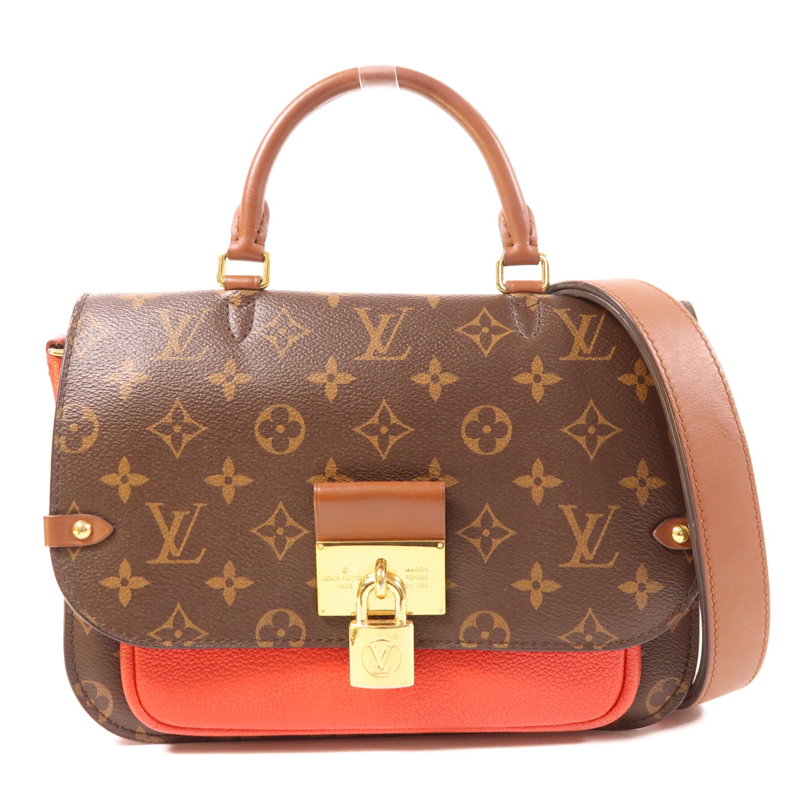 LOUIS VUITTON Monogram Vaugirard金扣手挽肩背兩用袋