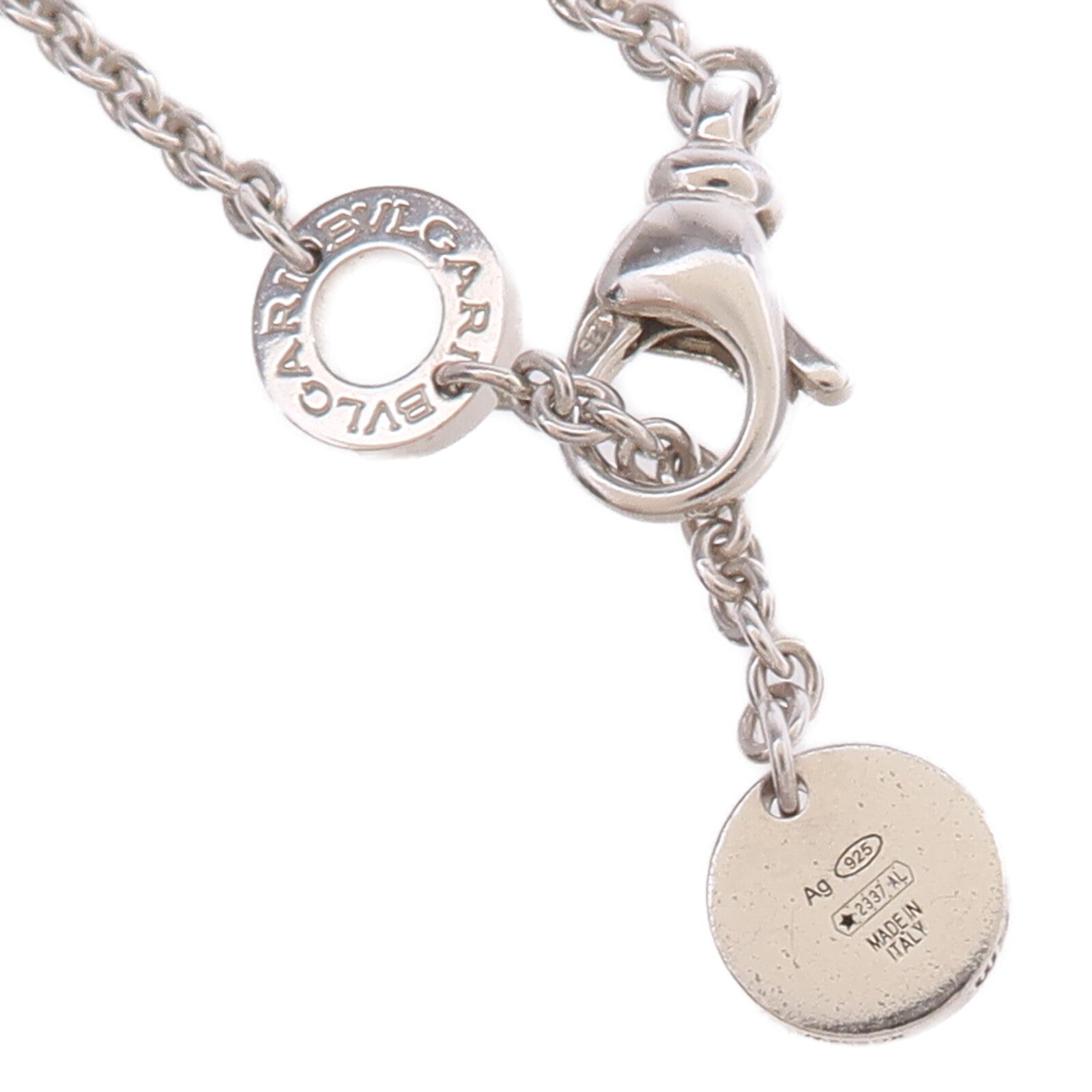 BVLGARI 925純銀/陶瓷Save The Children Bracelet手鏈