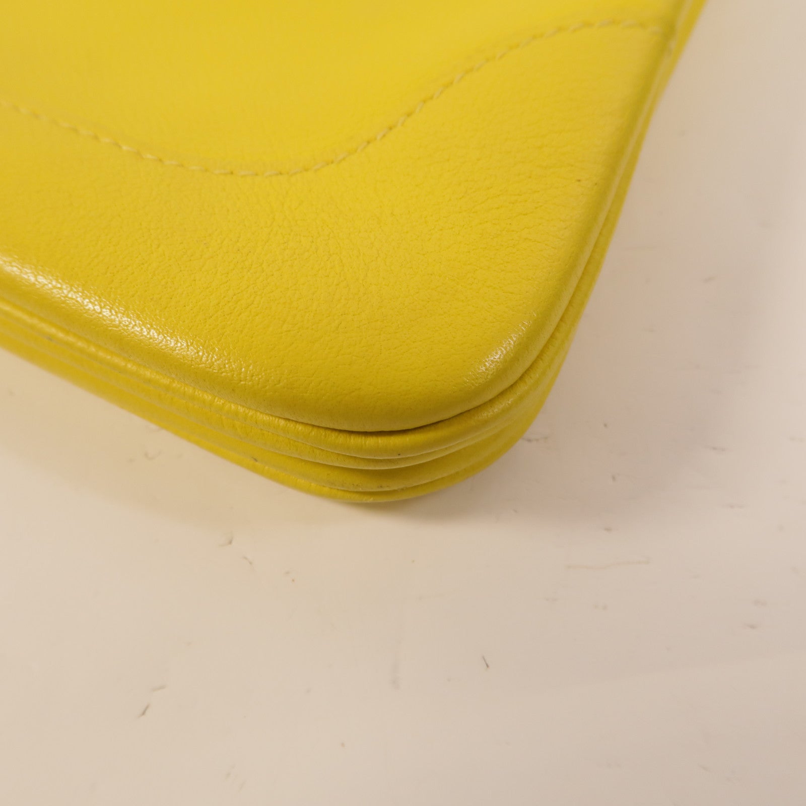 HERMES Evergrain皮革Trim Duo 24肩背袋Lime