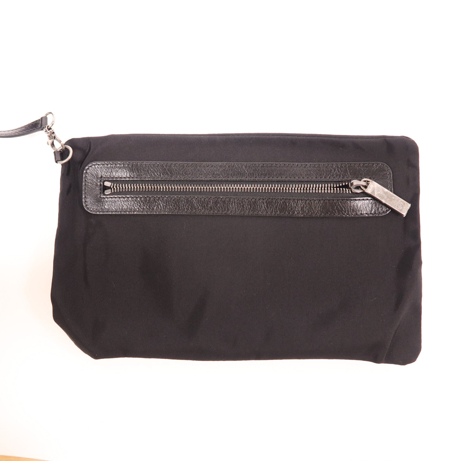 CHANEL CC SHW Shoulder Bag Calfskin Leather Black