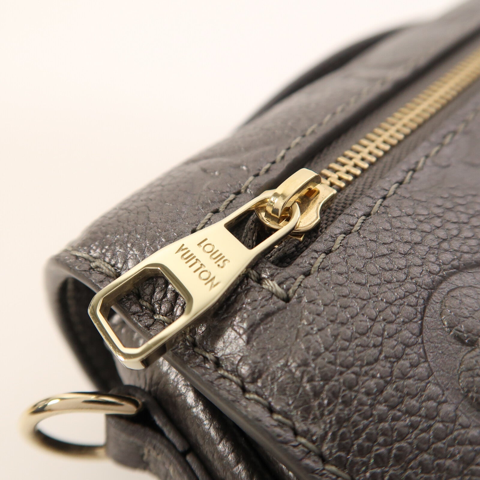 LOUIS VUITTON Monogram Empreinte Pochette Metis East West金扣手挽肩背兩用袋