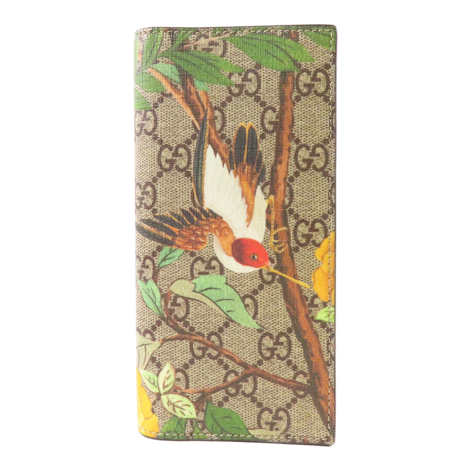 GUCCI 塗層帆布Long Wallet長錢包