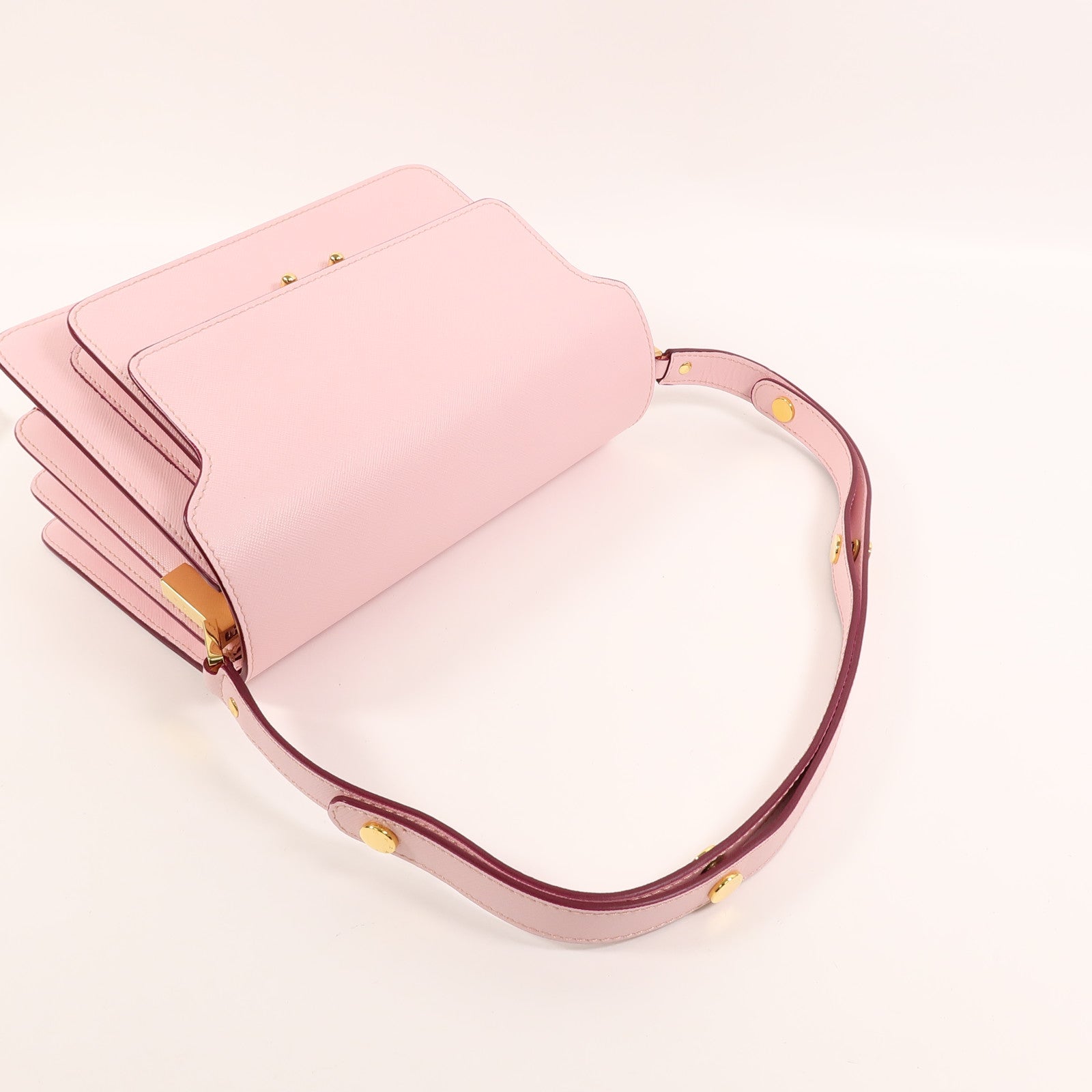 SELECTION 牛皮皮革Marni Trunk肩背袋