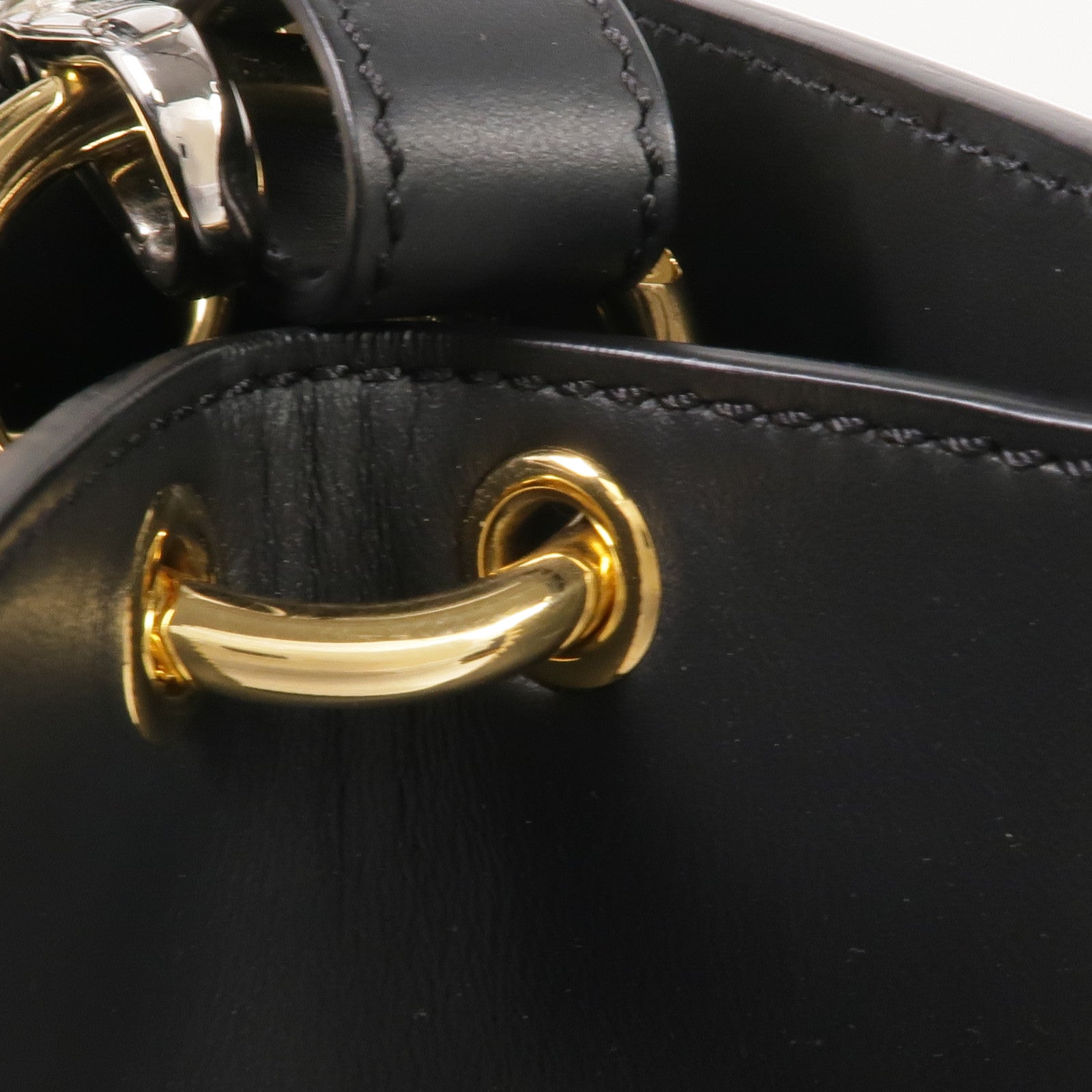 FENDI 牛皮皮革/蛇皮皮革2 Way Shoulder手挽肩背兩用袋