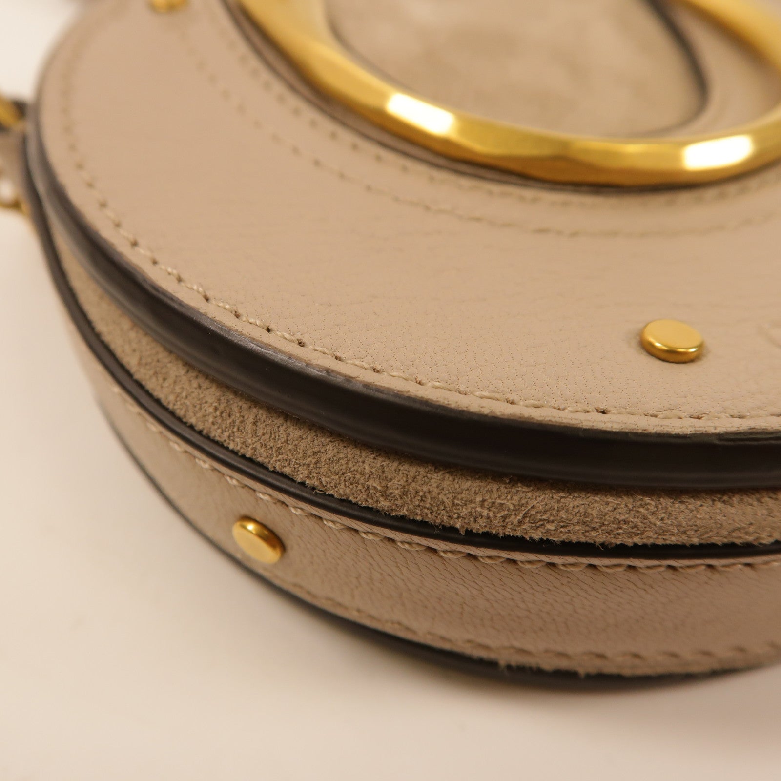 Chloe 牛皮皮革Mini Pixle Peals肩背袋