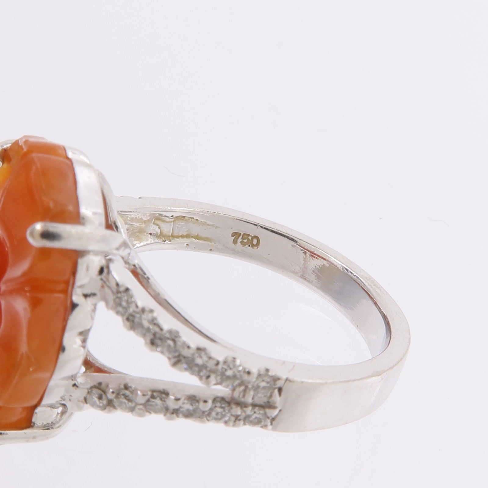JEWELRY 18K白金Jade Ring翡翠戒指