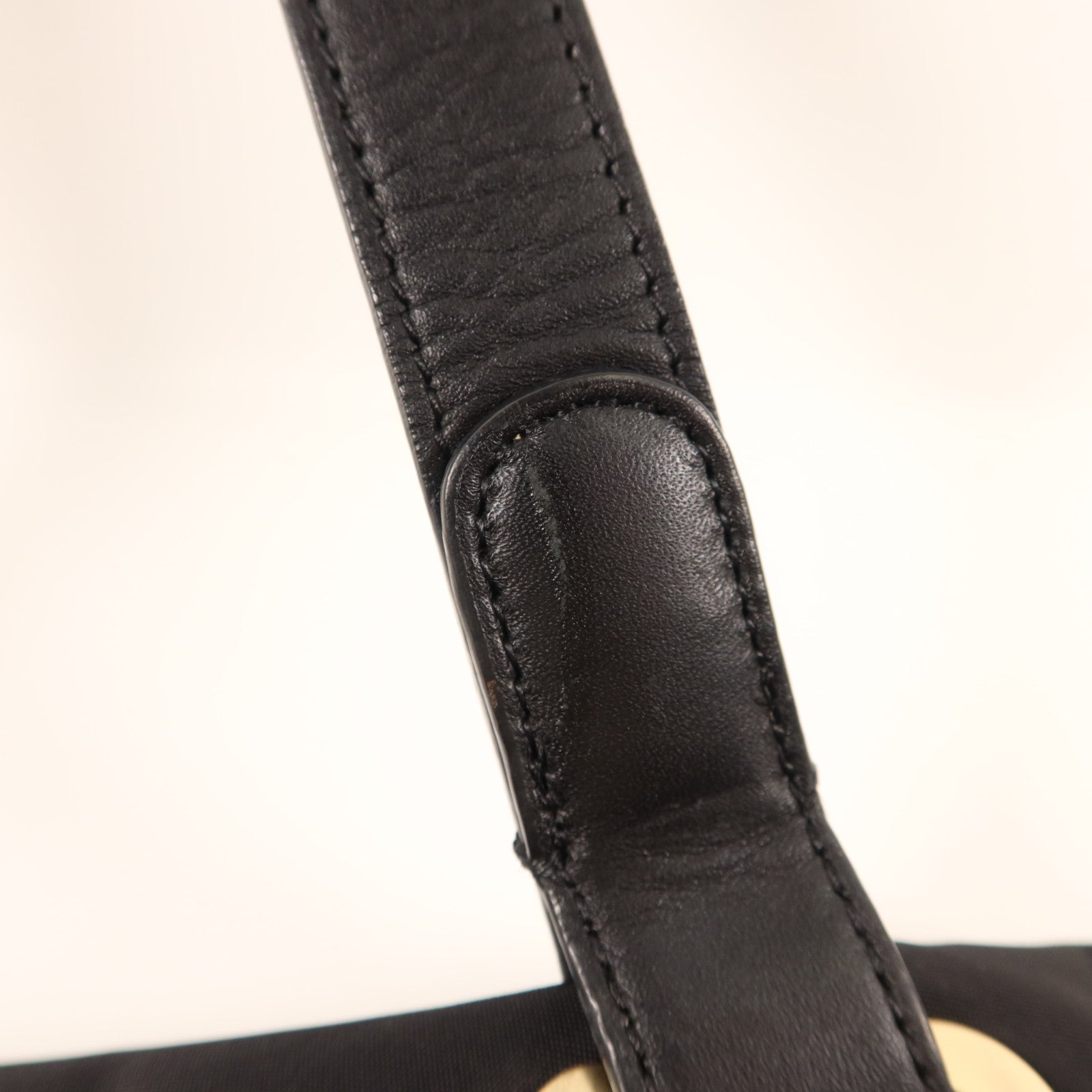 agnes b. 尼龍Shoulder Bag銀扣肩背袋