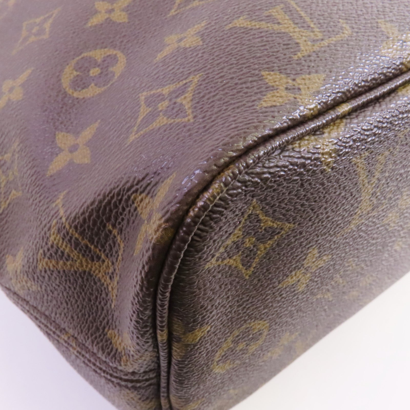 LOUIS VUITTON Monogram Neverfull PM金扣肩背袋