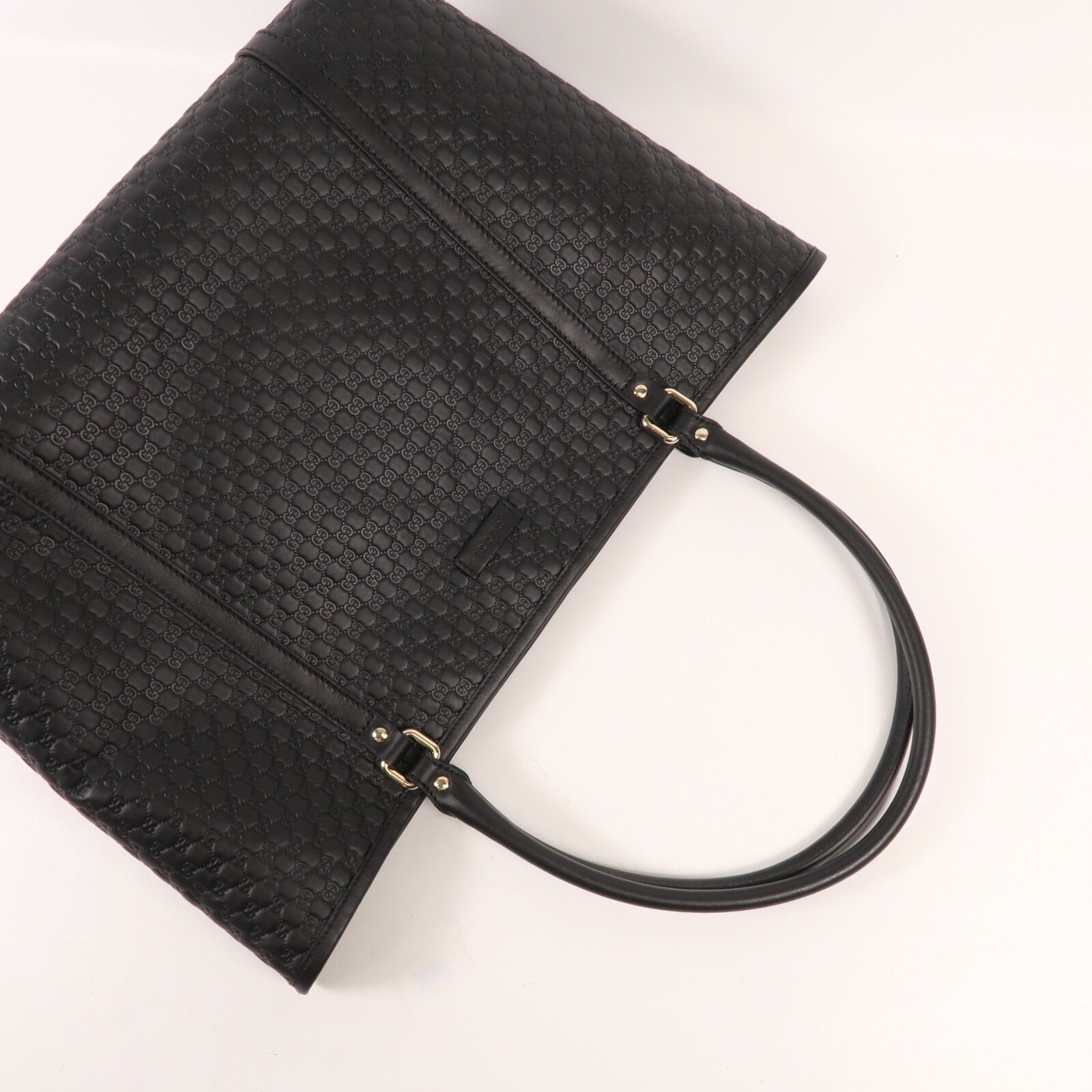 GUCCI 牛皮皮革Tote Bag金扣手挽袋