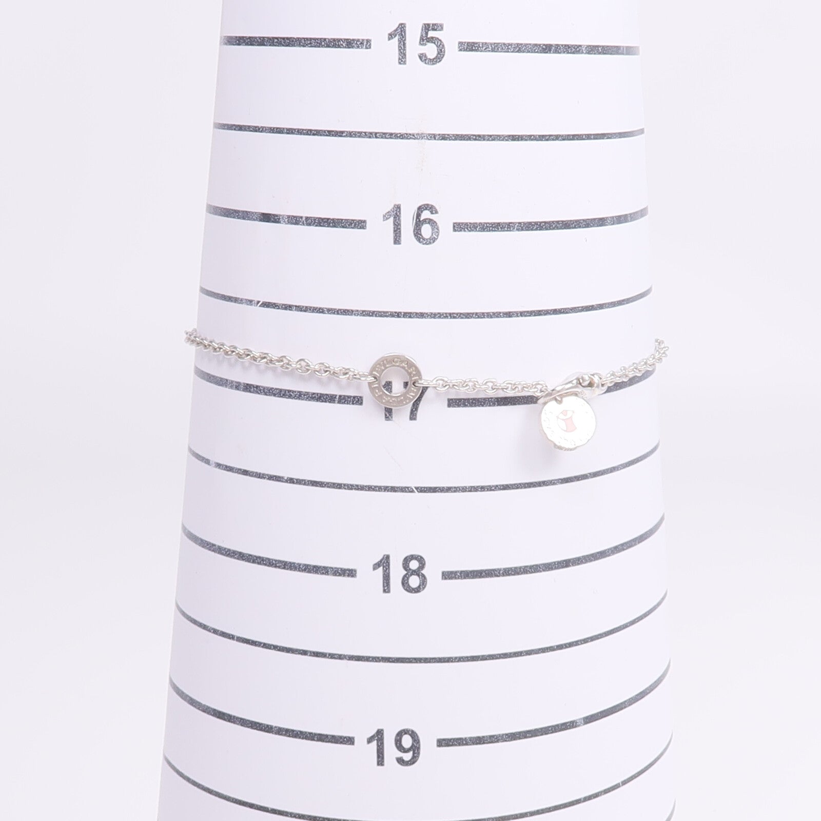 BVLGARI 925純銀/陶瓷Save The Children Bracelet手鏈
