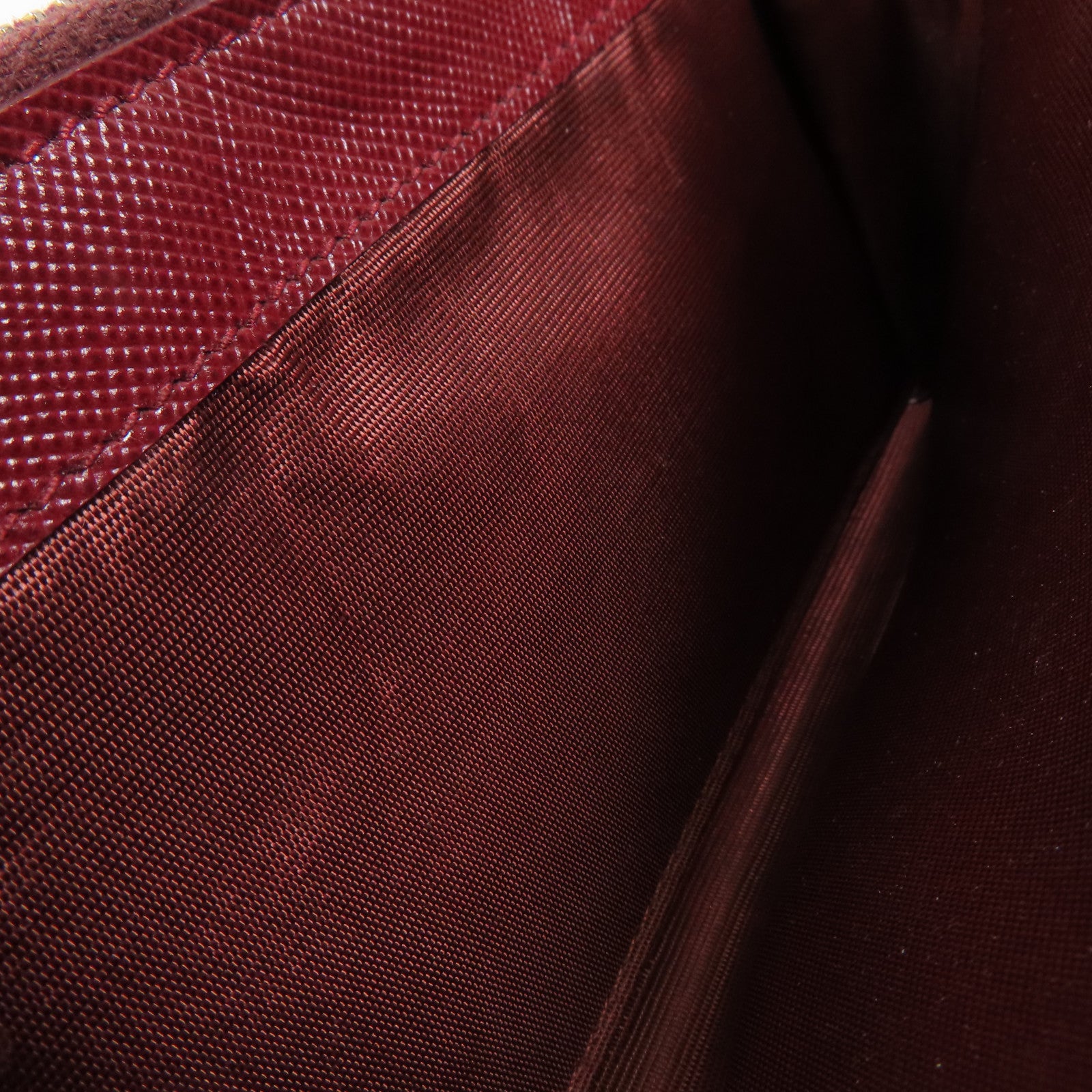 PRADA 牛皮皮革Long Wallet金扣長錢包