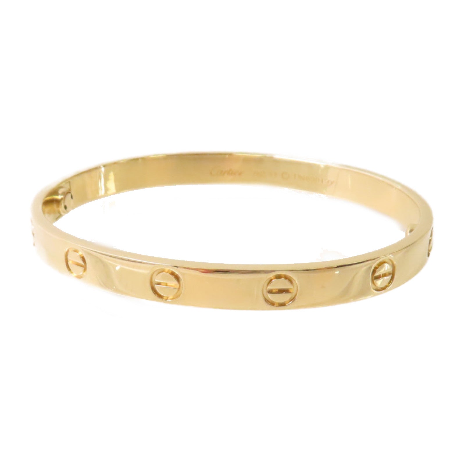 CARTIER 18K黃金Love Bracelet Classic Model手鐲#17