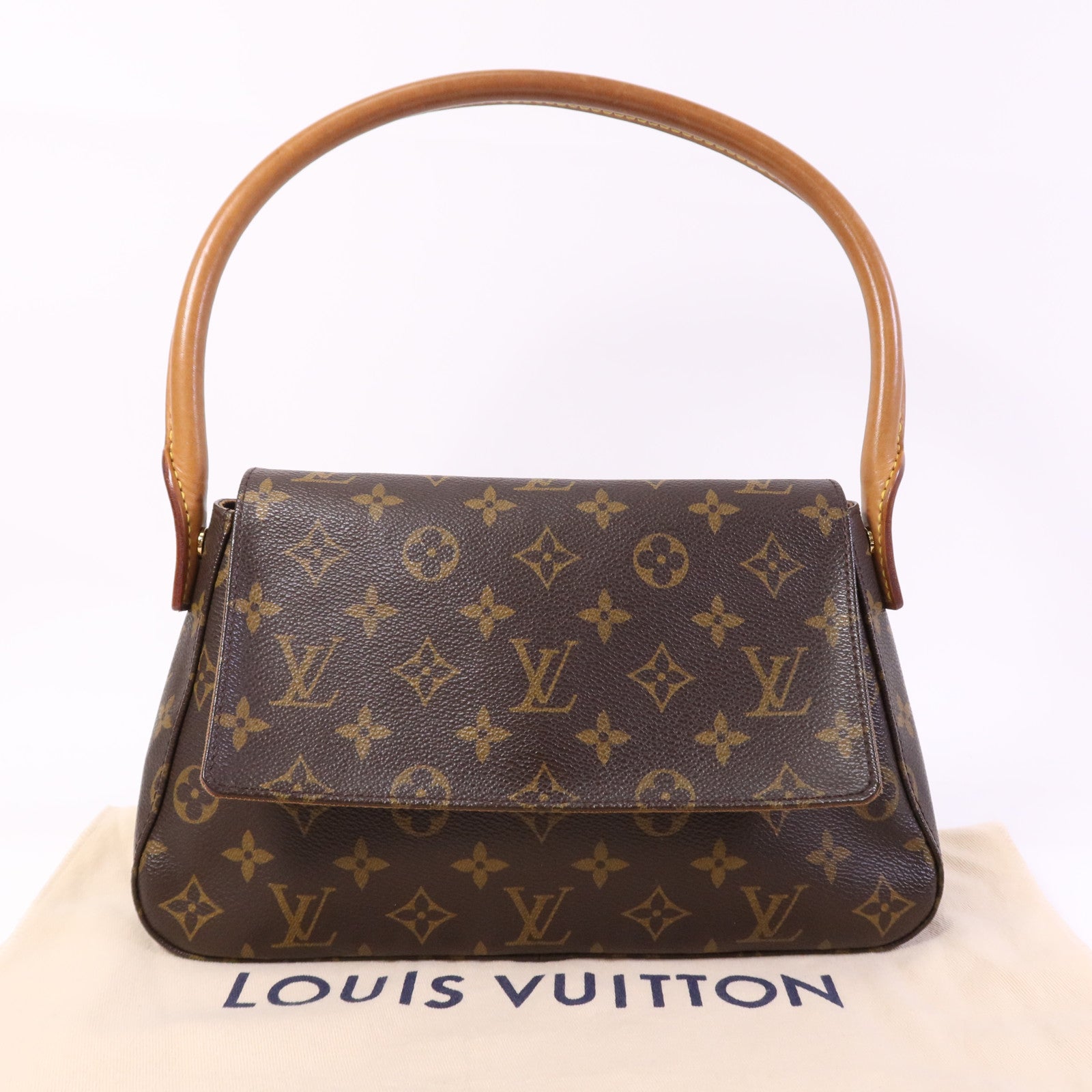 LOUIS VUITTON Monogram Mini Looping金扣肩背袋
