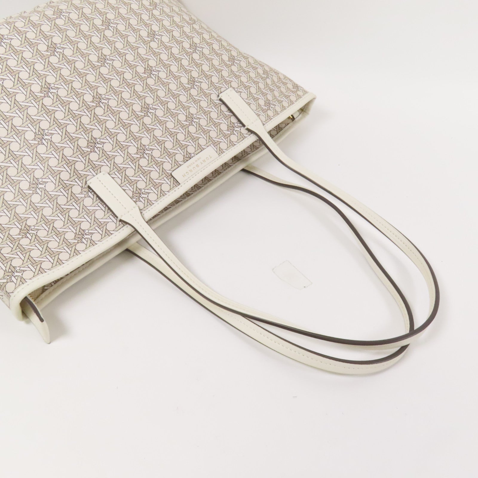 Tory Burch 塗層帆布Tote肩背袋