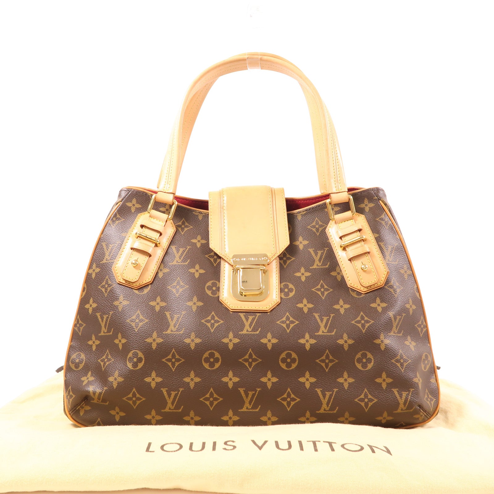 LOUIS VUITTON Monogram Griet金扣肩背袋