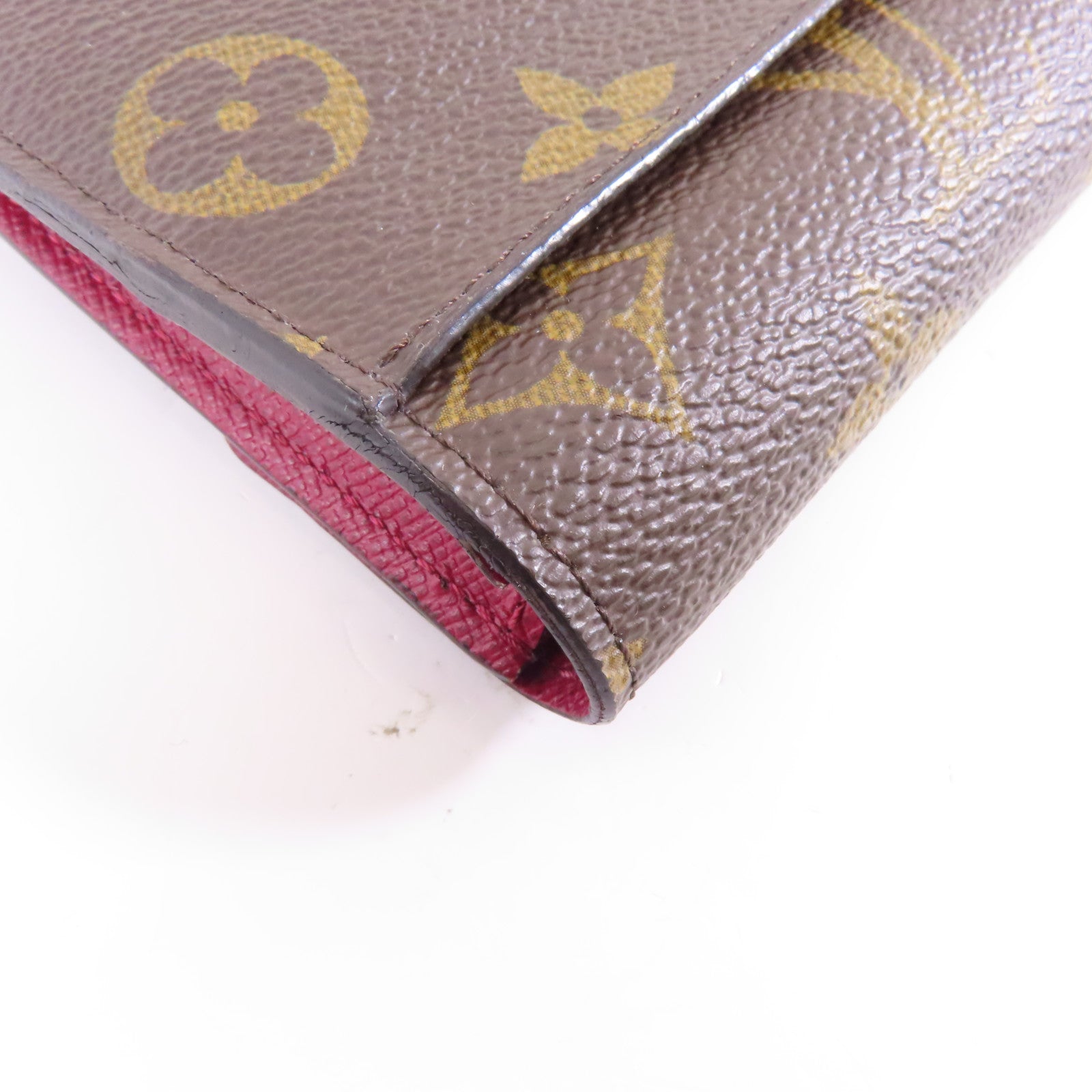 LOUIS VUITTON Monogram Long Wallet金扣長錢包棕色