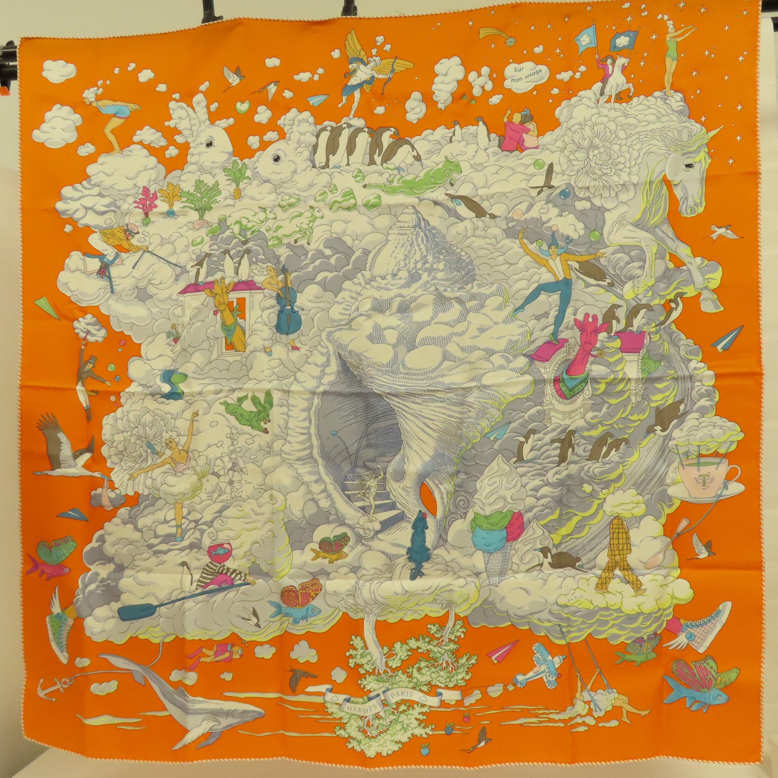 HERMES 絲質Scarf圍巾