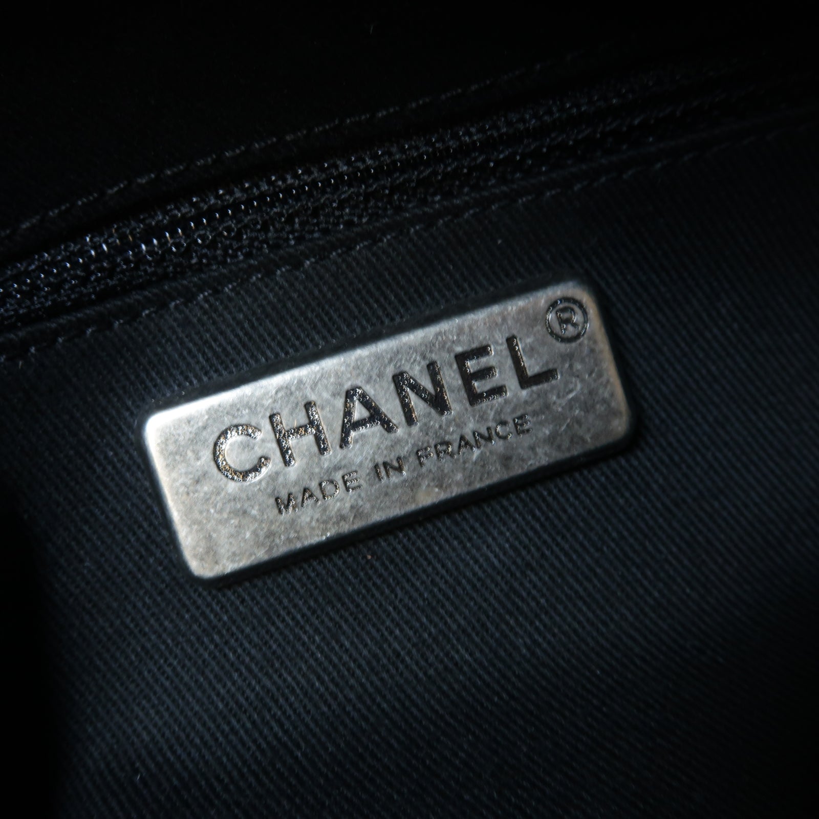 CHANEL 【激減優惠】菱格Caviar皮革Shoulder Bag銀扣肩背袋啡色